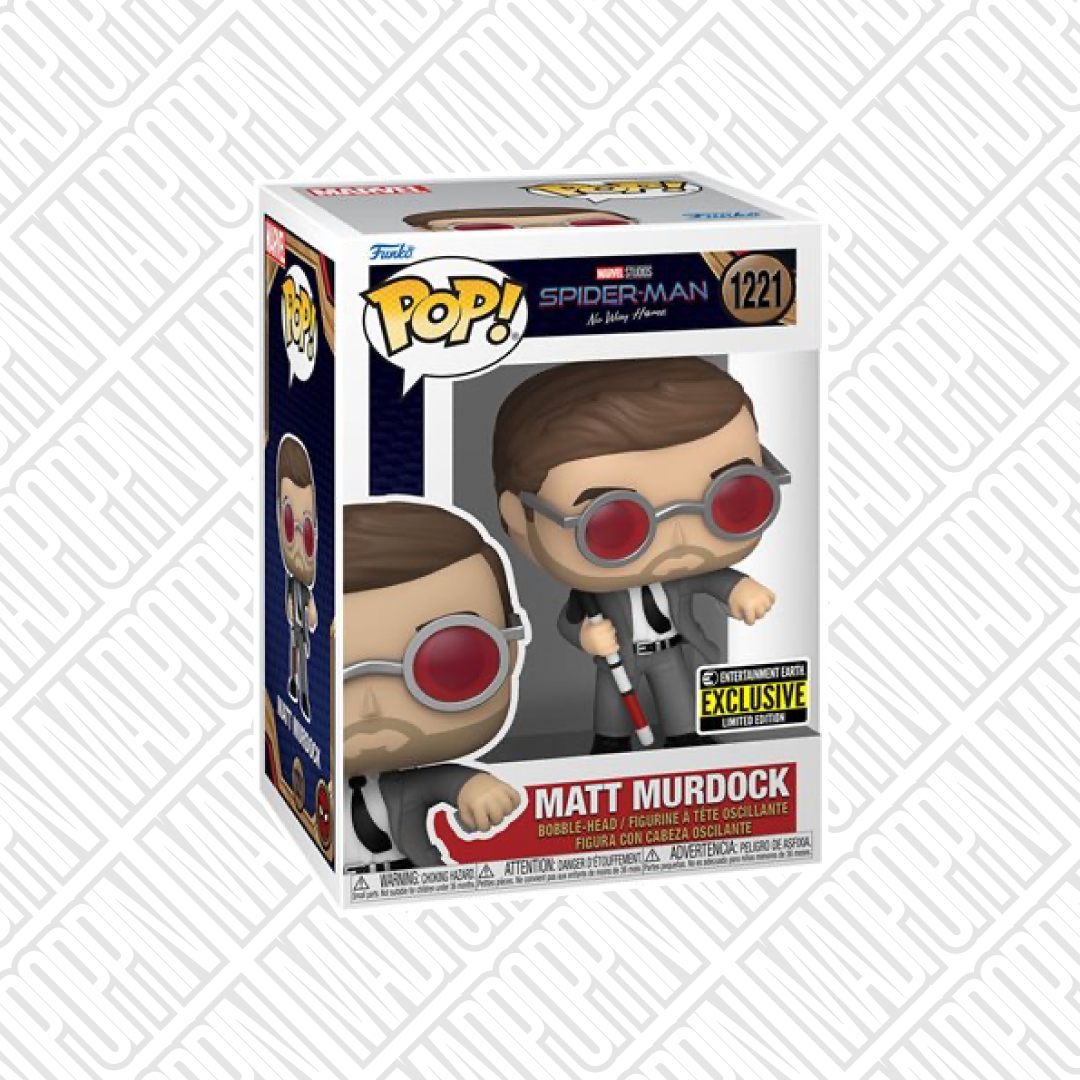 Funko Pop Spider-Man No Way Home Matt Murdock w/Brick Entertainment Earth #1221