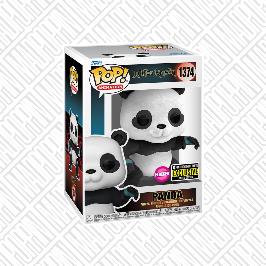 Funko Pop Anime Jujutsu Kaisen Panda Flocked Entertainment Earth #1374