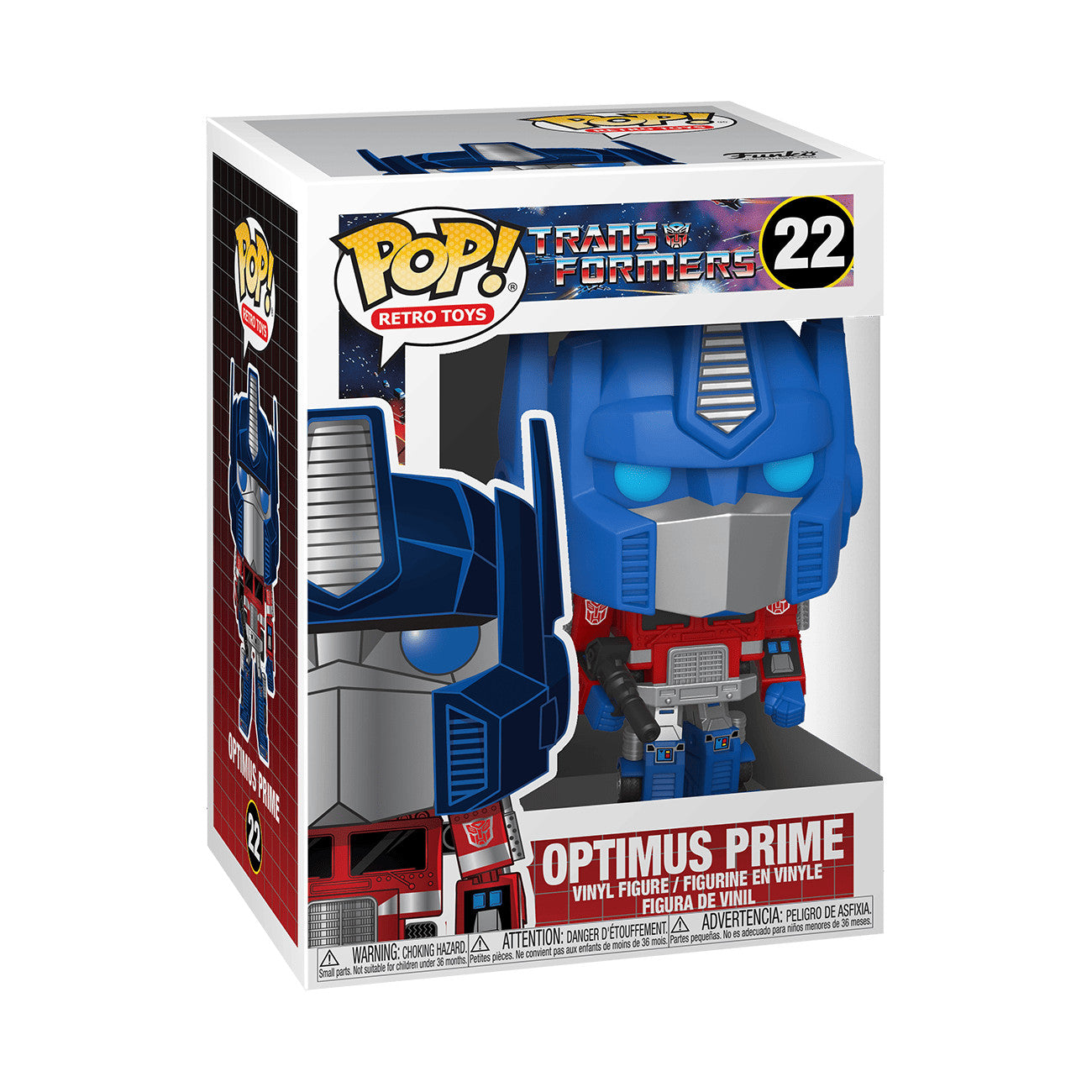 Funko Pop Retro Toys Transformers Optimus Prime #22 Vinyl Figure Vaulted Autobot