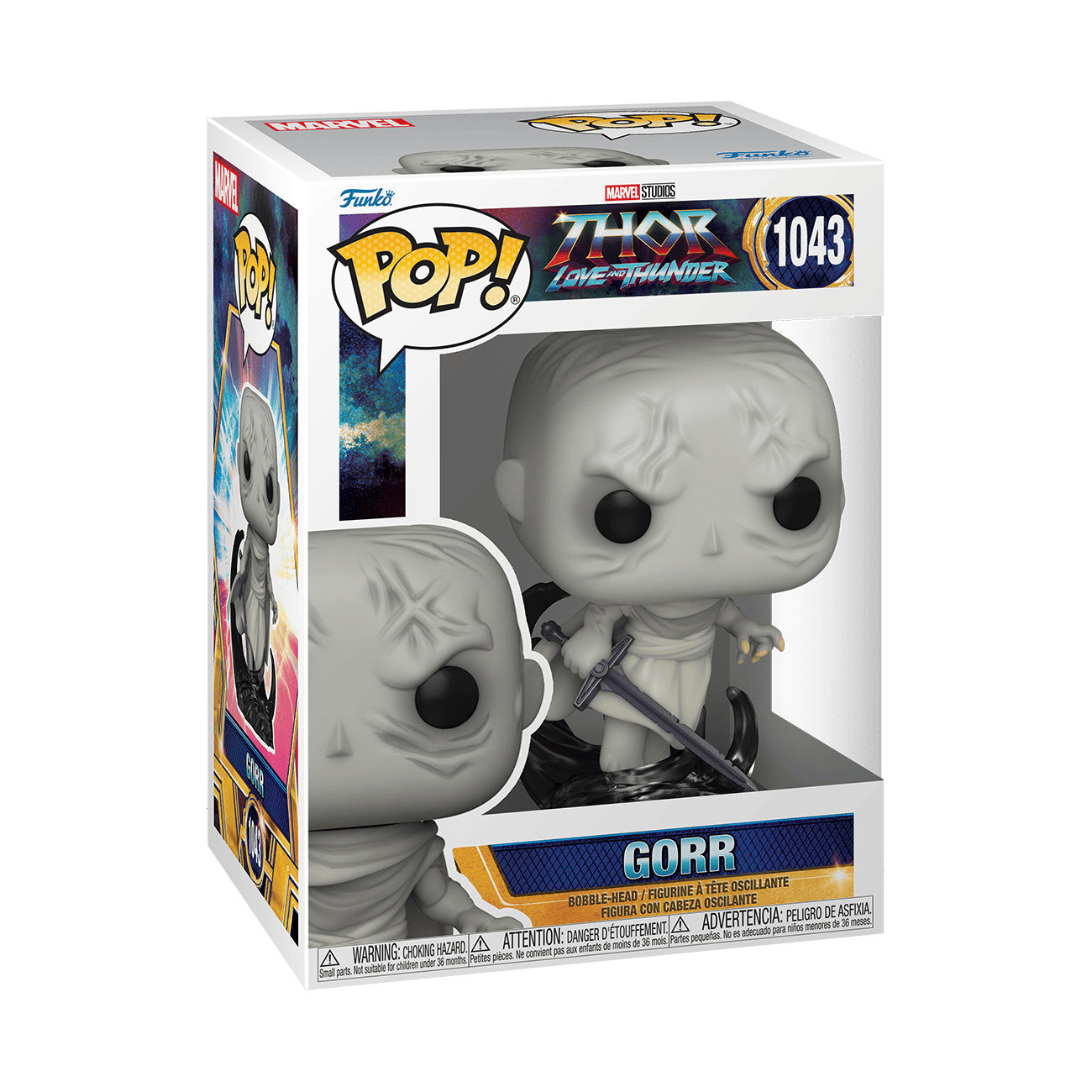 Funko Pop! Marvel Thor Love Thunder Gorr 1043 God Butcher Bobble-Head Figure Toy