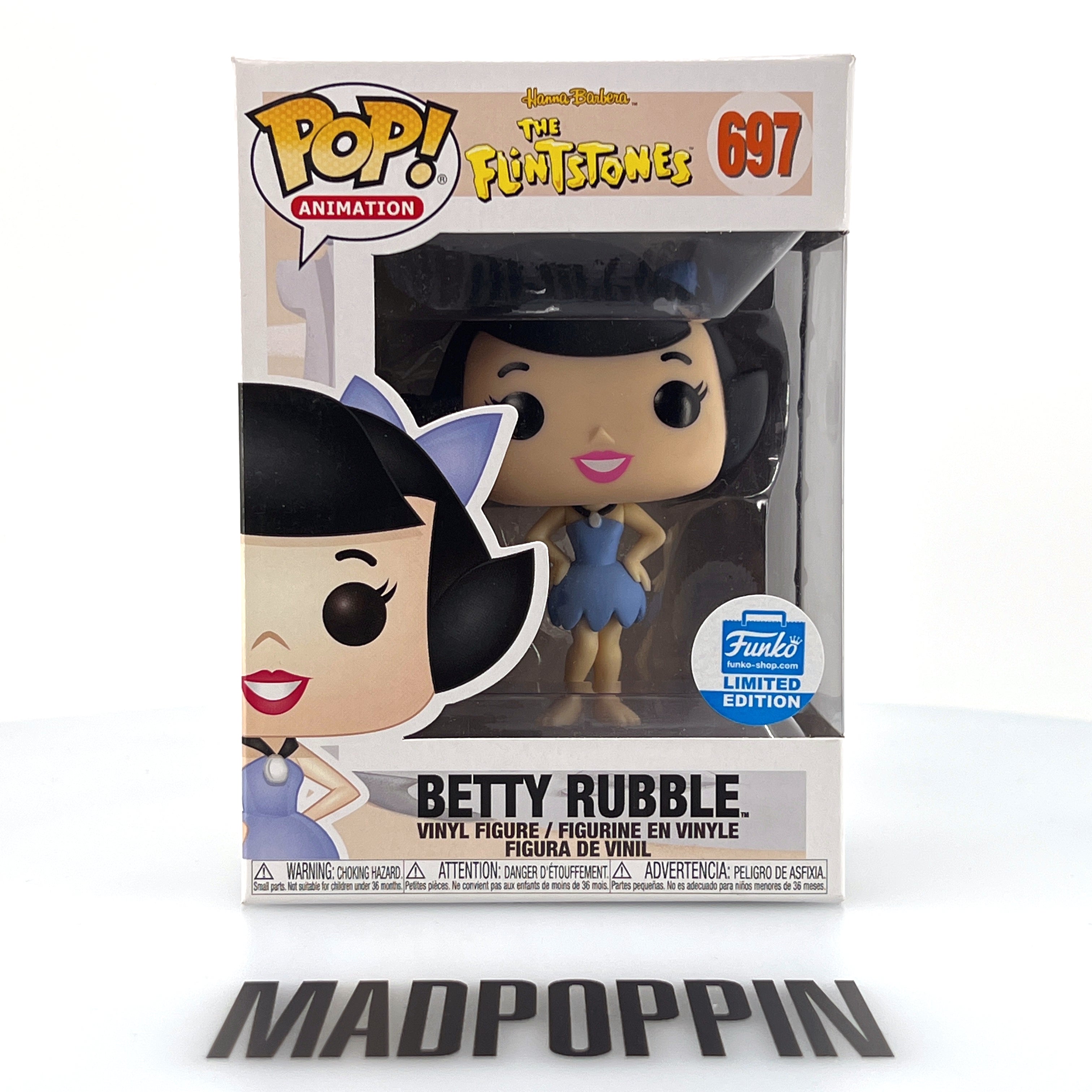 Funko Pop Animation The Flintstones Betty Rubble Funko-Shop.com Exclusive 697