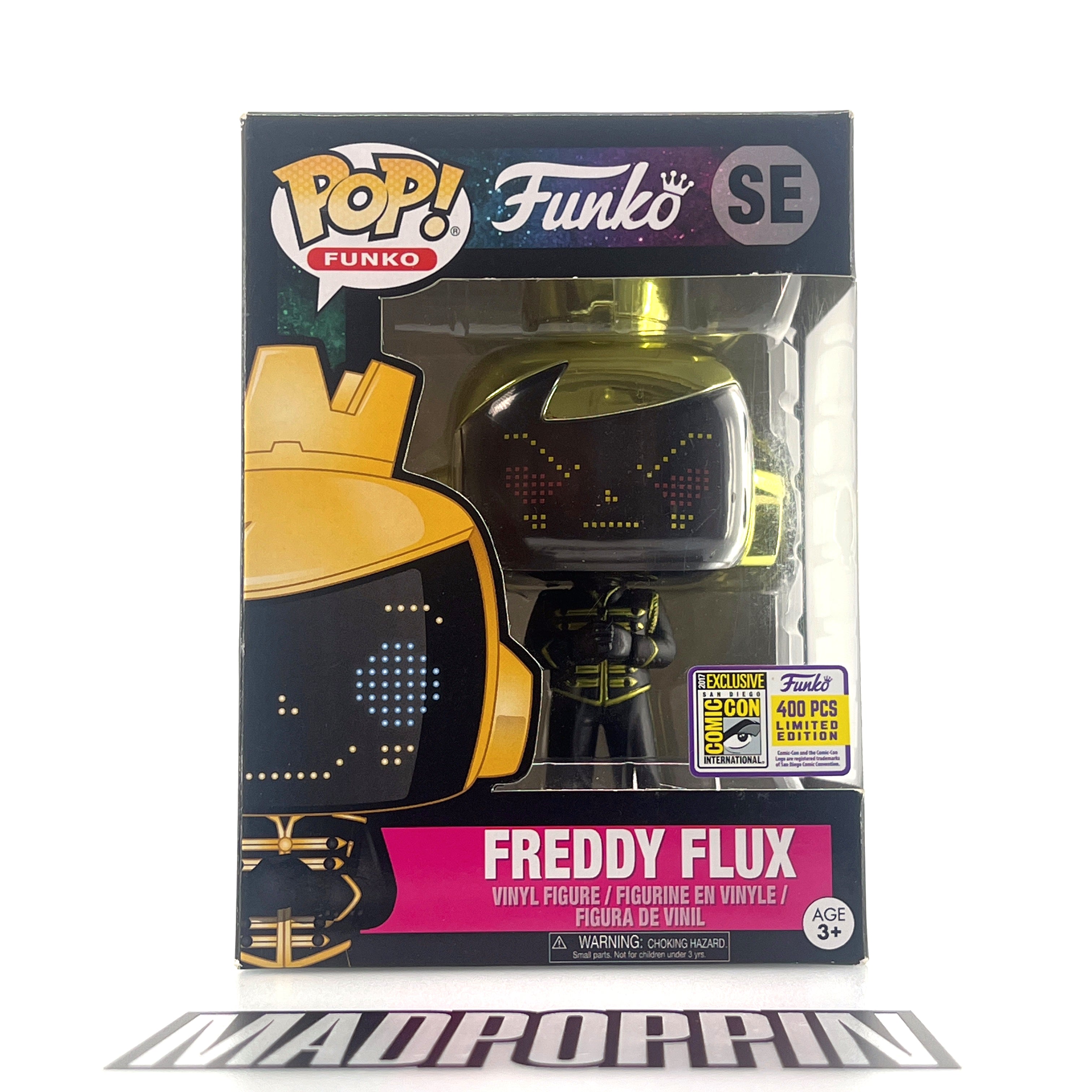 Funko Pop Fundays 2017 Freddy Flux Zenith Angry SDCC LE 400 #SE