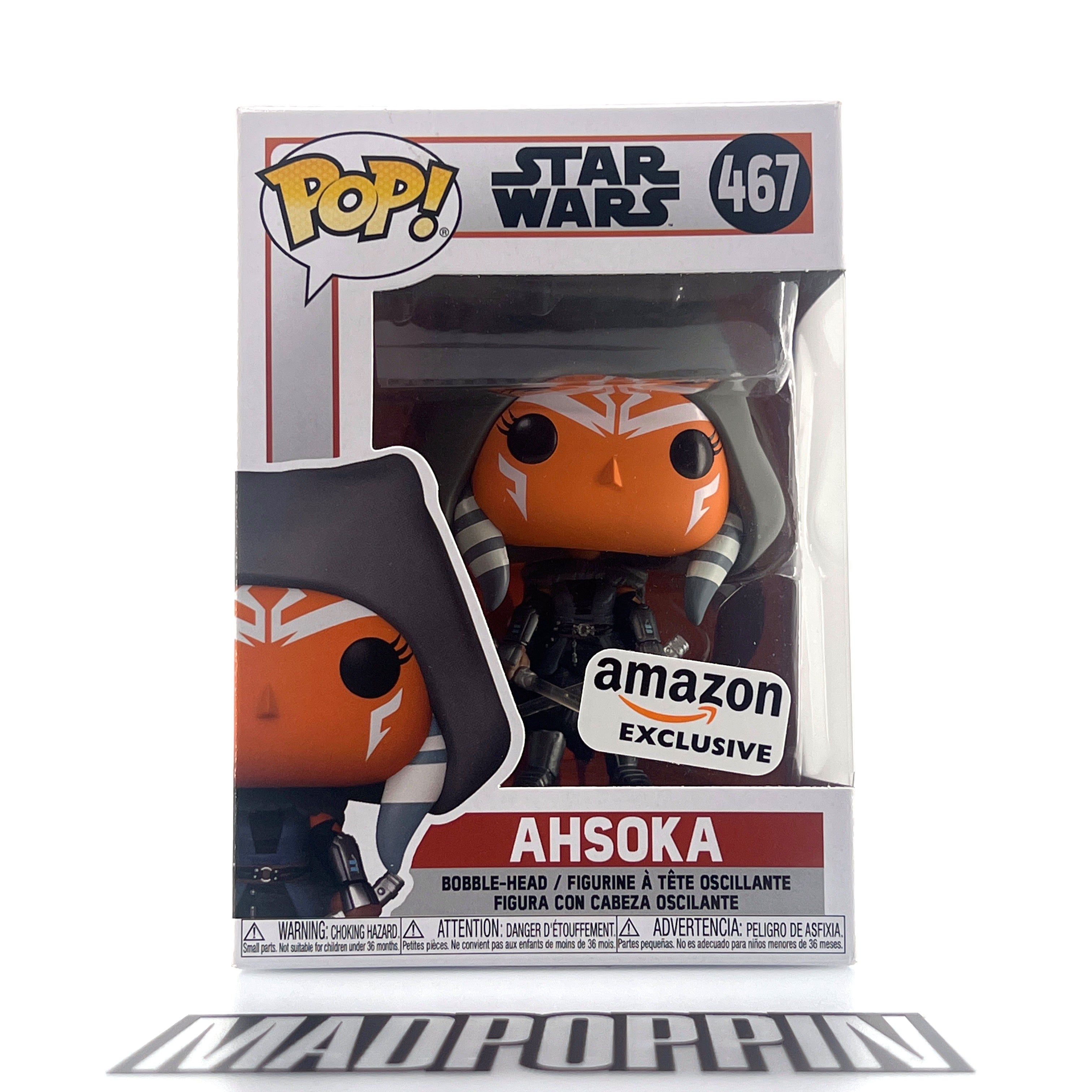 Funko Pop Star Wars Ahsoka Hooded w/Dual Sabers Amazon #467