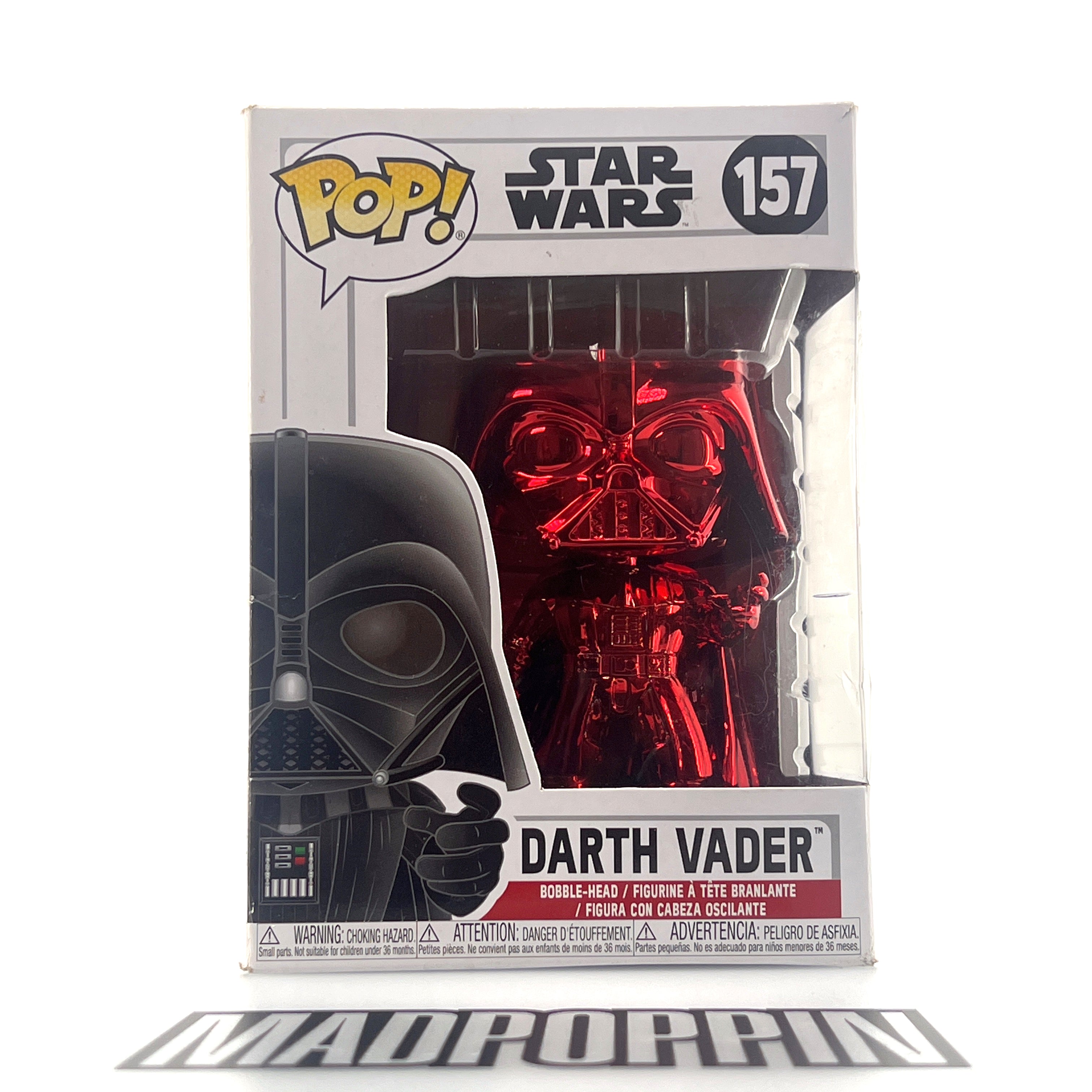 Funko Pop Star Wars Darth Vader Red Chrome #157