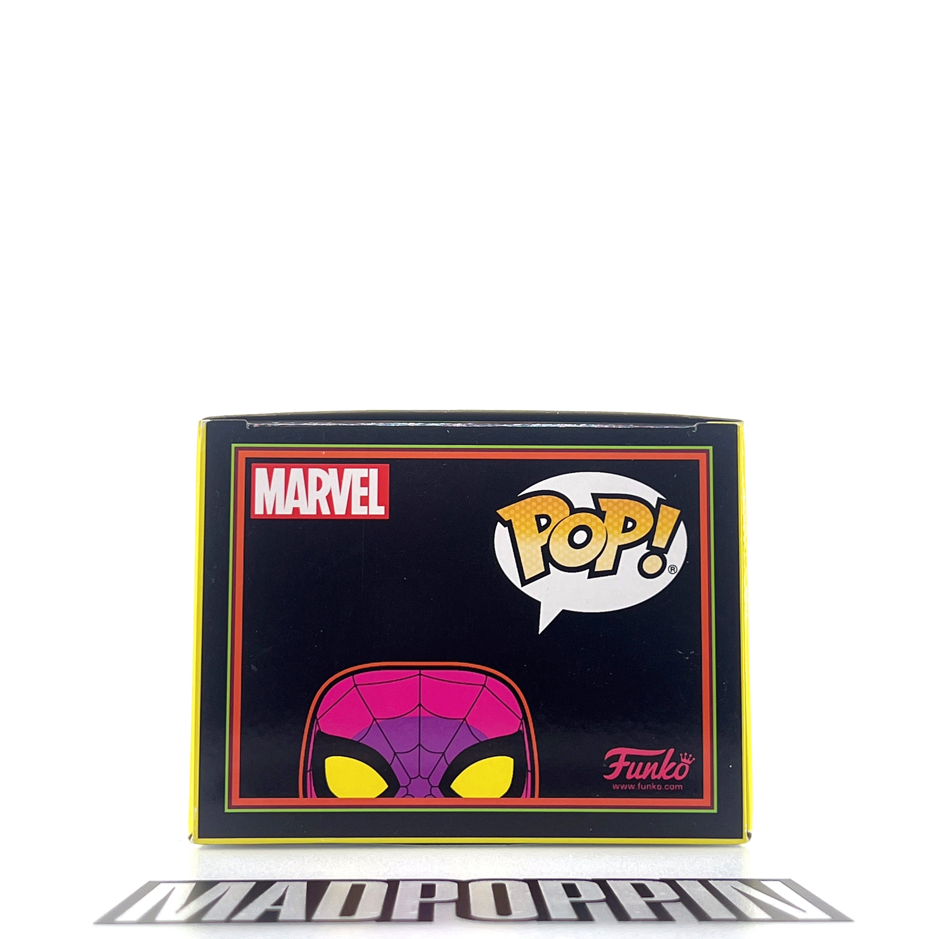 Funko Pop Marvel Spider-Man Blacklight Target #652