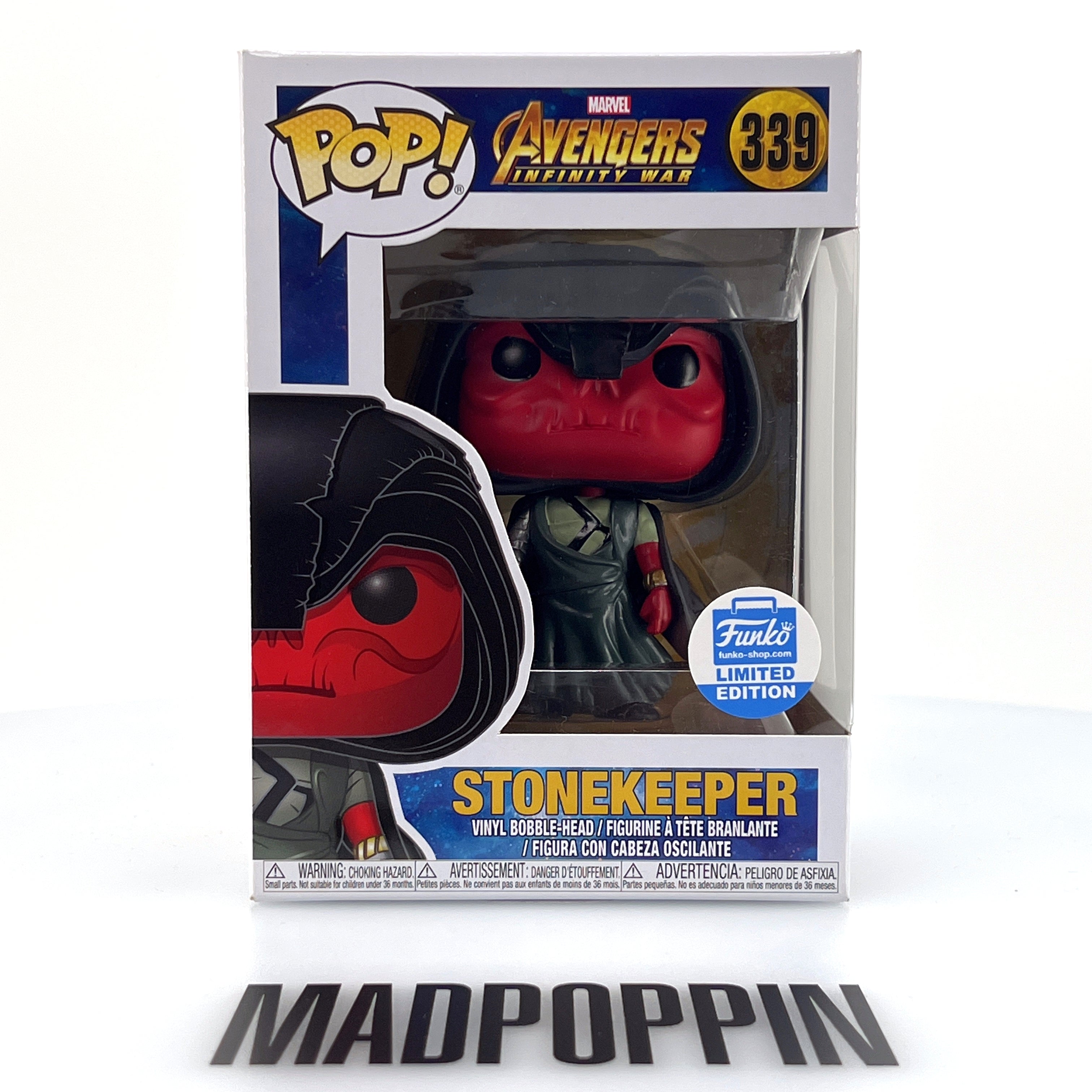 Funko Pop Marvel Avengers Infinity War Stonekeeper Funko-shop.com Exclusive 339