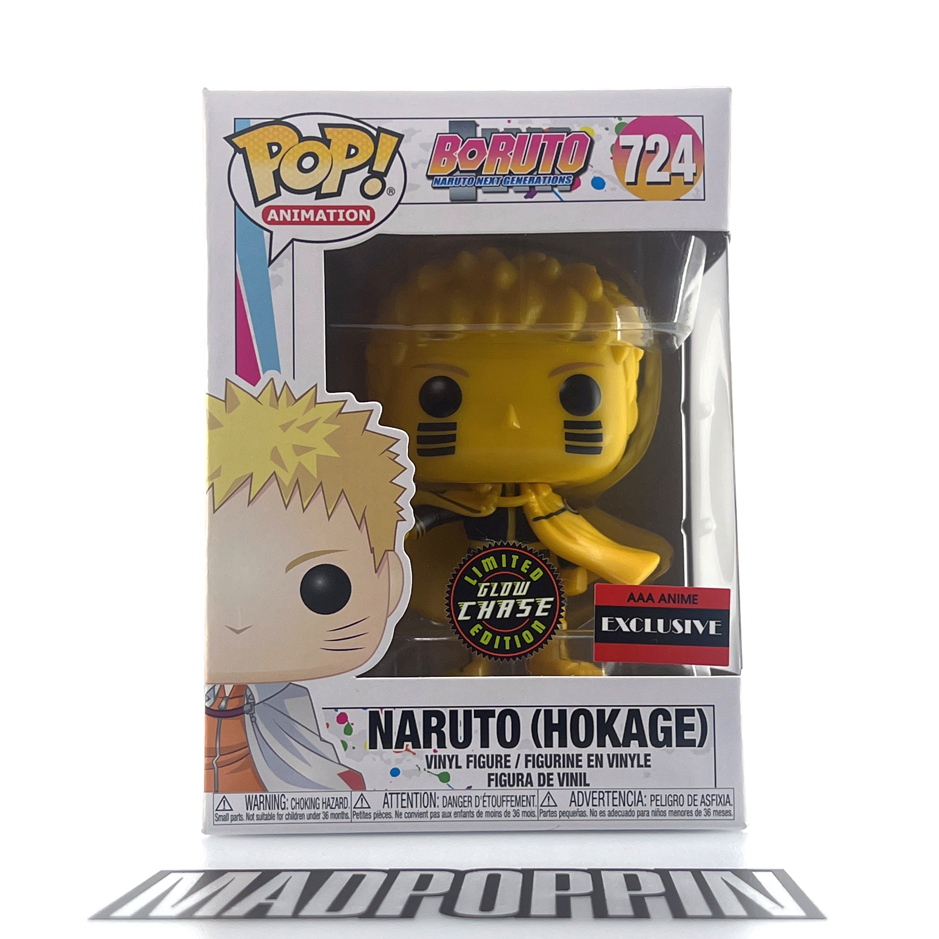 Funko Pop Boruto Naruto Next Generations Hokage Glow in the Dark AAA Anime Chase #724