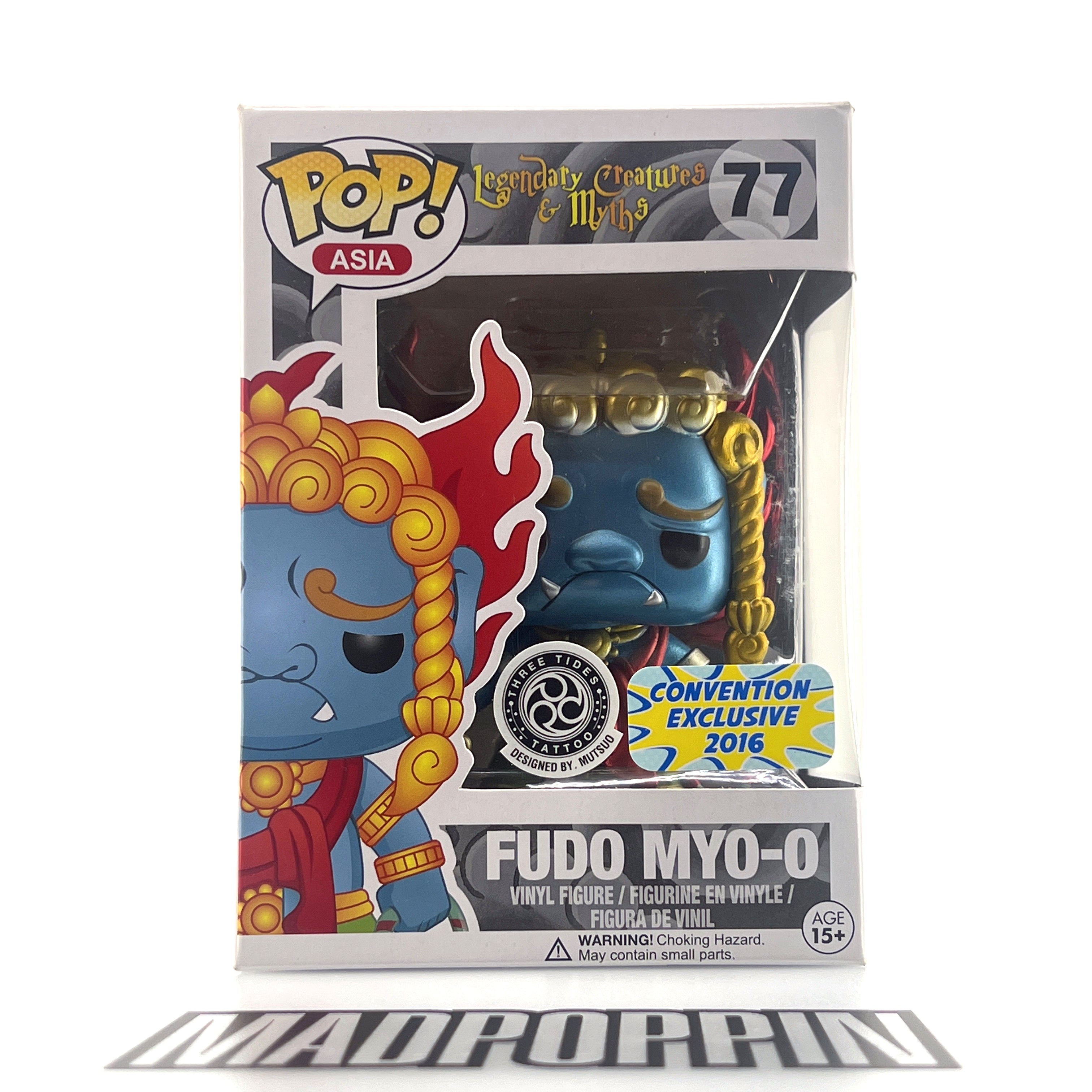 Funko Pop Asia Mindstyle Legendary Creatures & Myths Fudo Myo-O Metallic #77