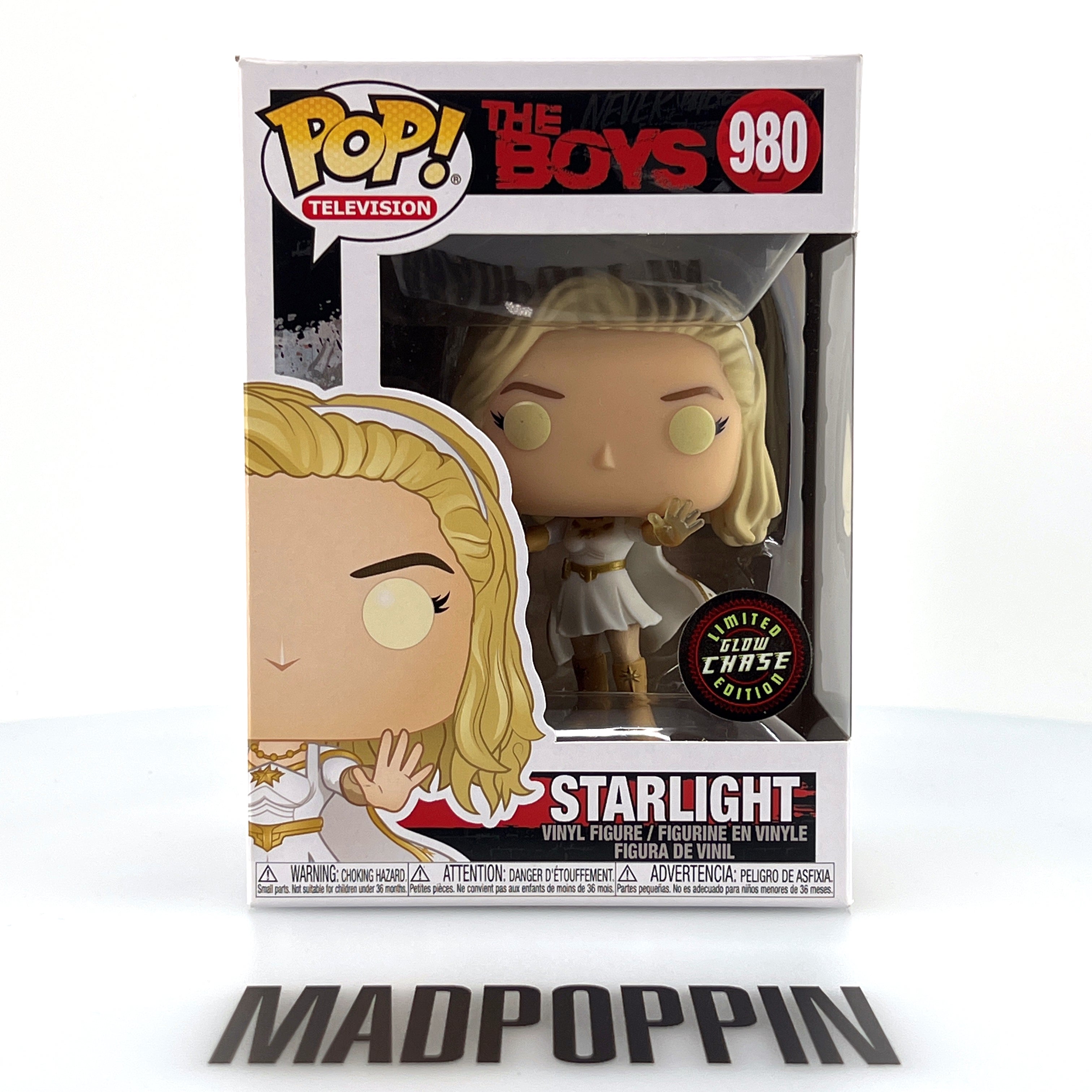 Funko Pop Television The Boys Starlight Glow in the Dark Limited Edition Chase 980