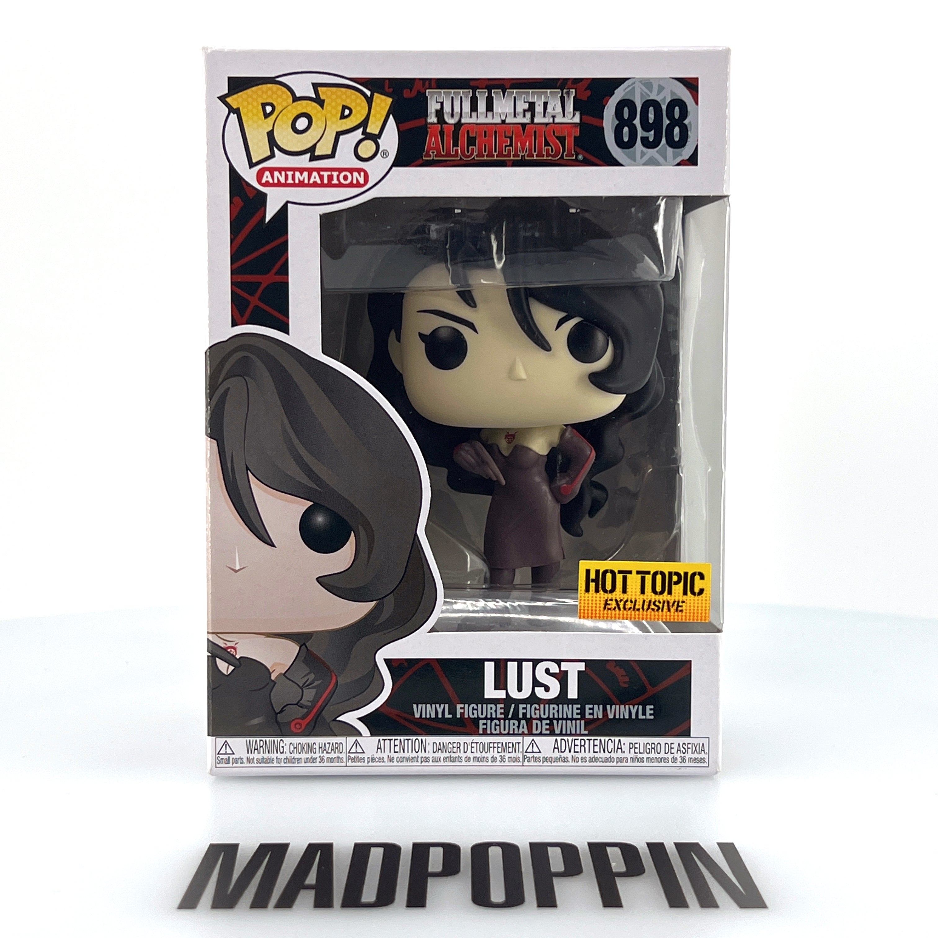 Funko Pop Anime Fullmetal Alchemist Lust Hot Topic Exclusive 898