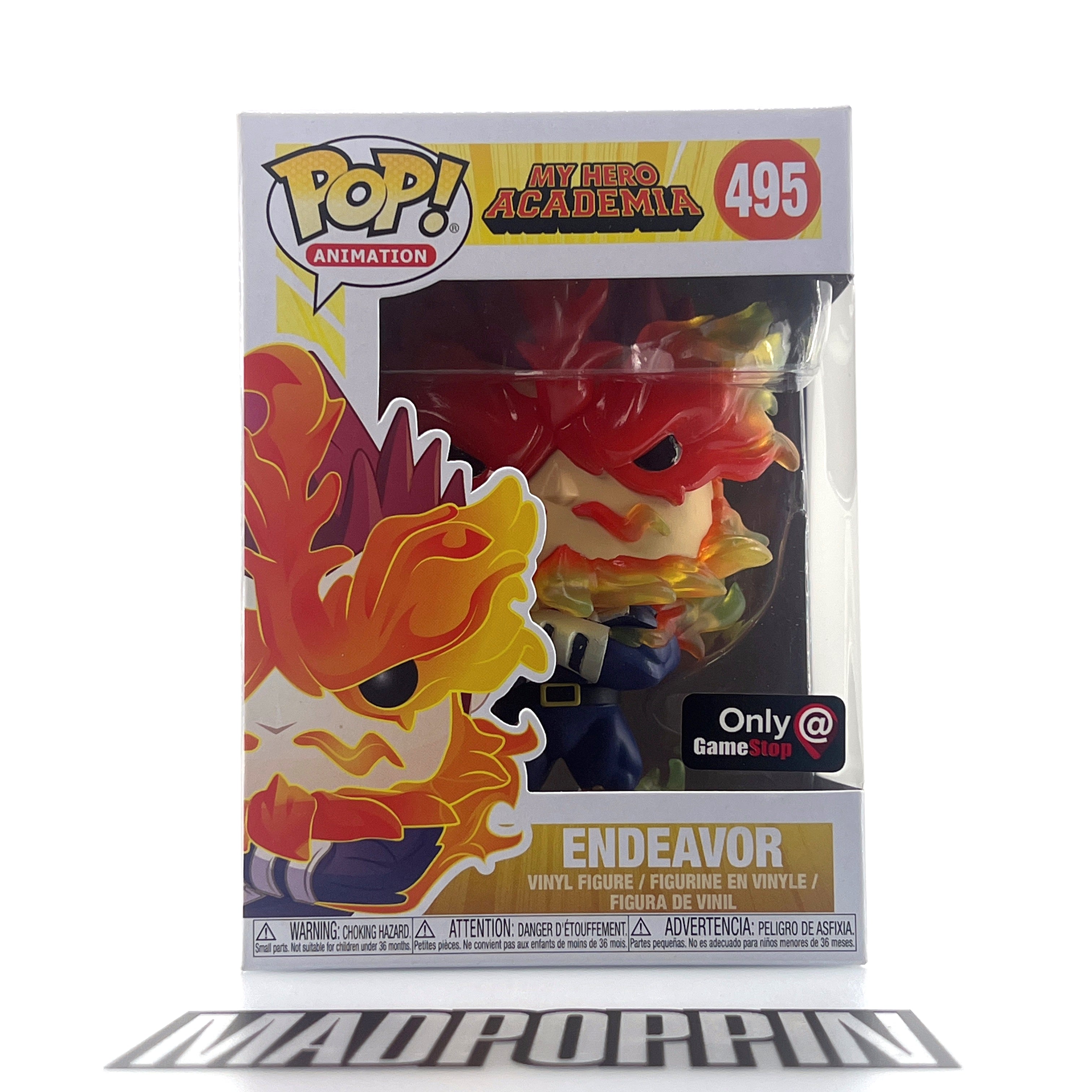 Funko Pop Anime My Hero Academia Endeavor GameStop #495