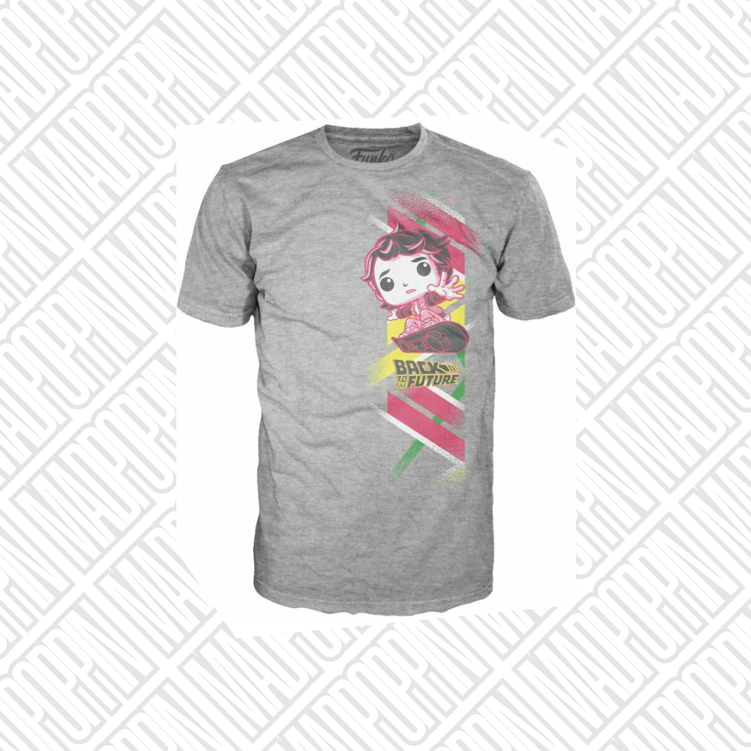 Funko Tee Back to the Future Marty Mcfly on Hoverboard Walmart Sz XL Shirt