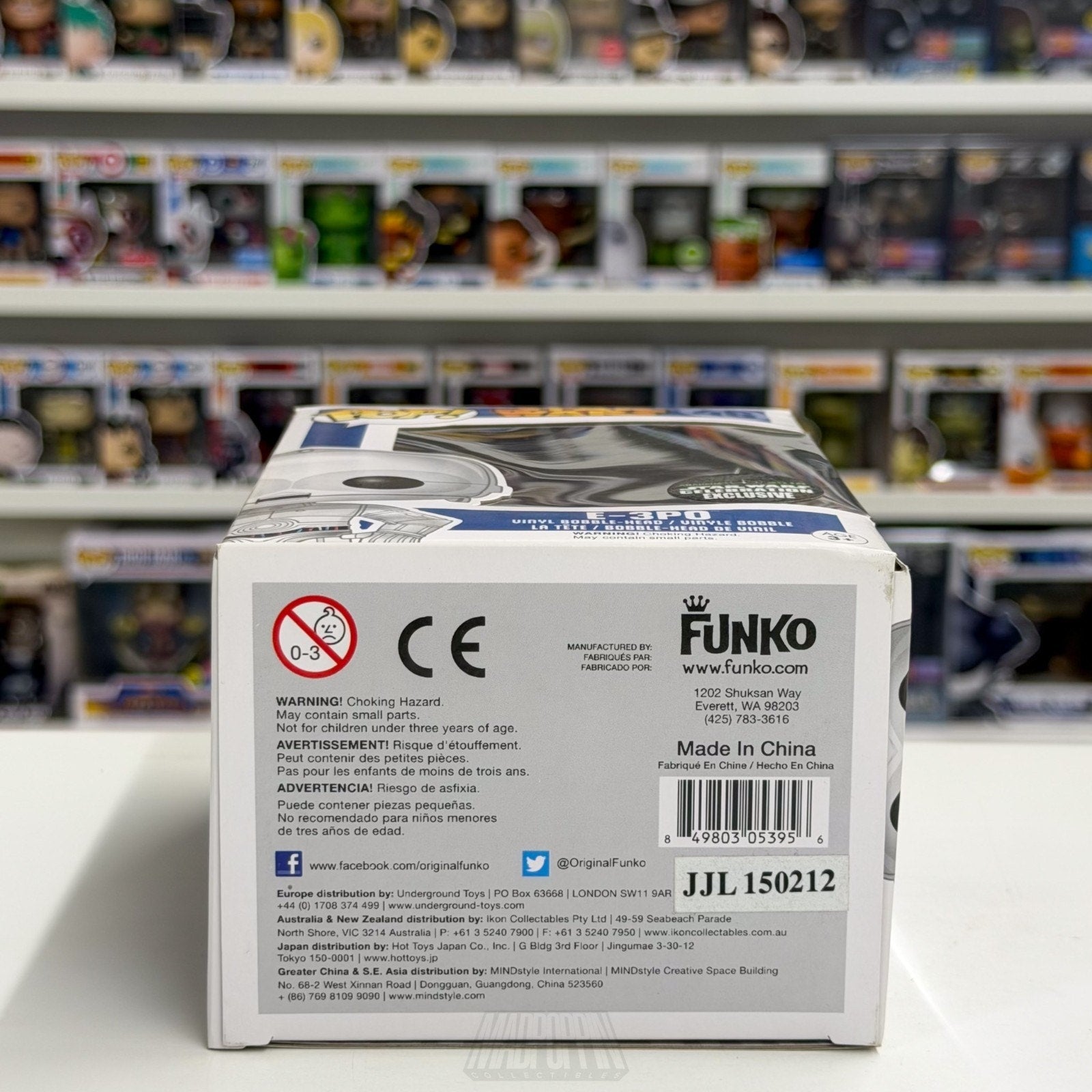 Funko Pop Star Wars E-3PO Chrome Celebration Exclusive Blue Box 46 Vinyl Figure