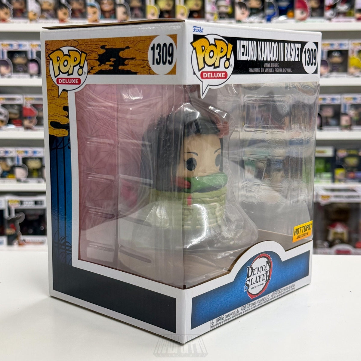 Funko Pop Anime Demon Slayer Nezuko Kamado In Basket Hot Topic 1309 Vinyl Figure