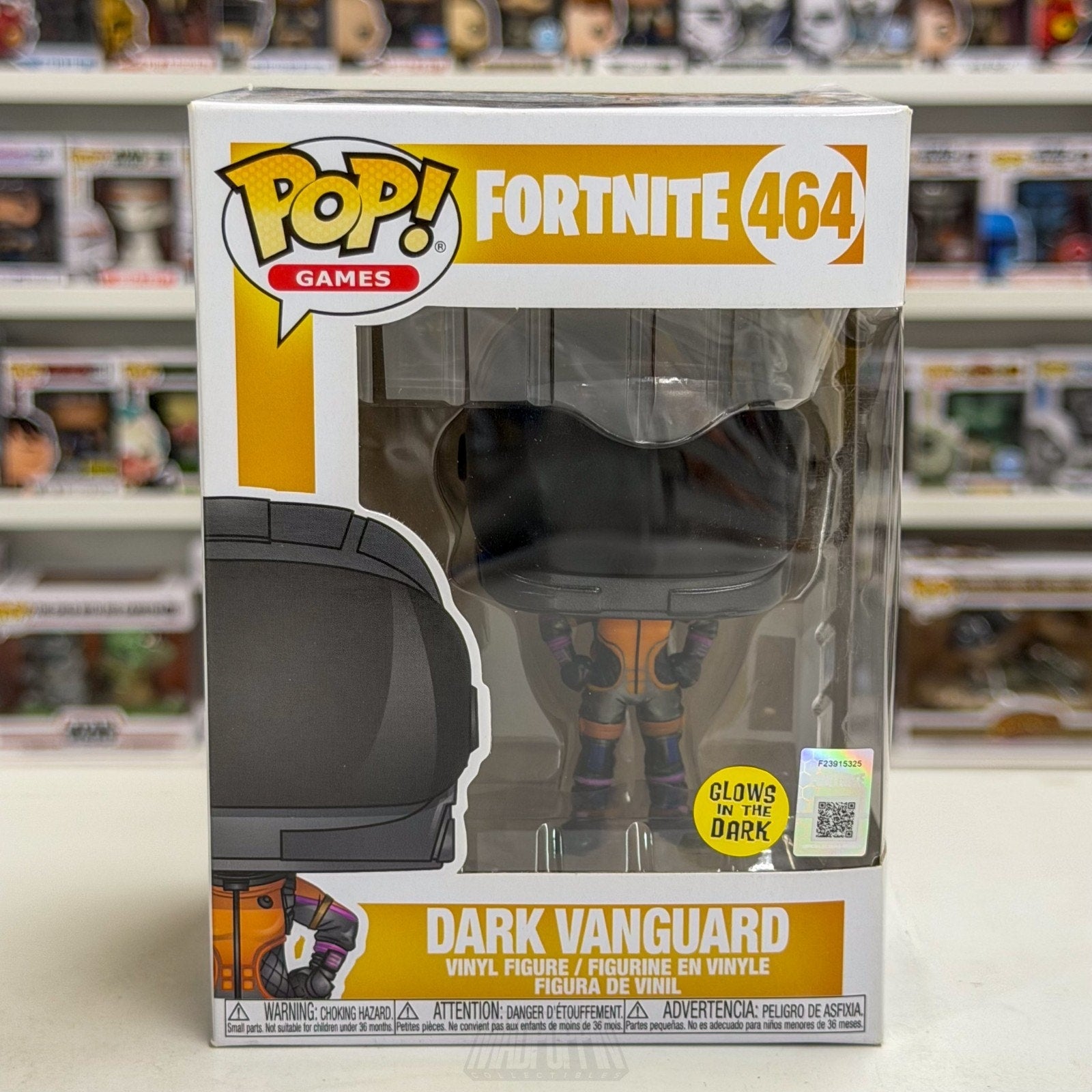 Funko Pop Games Fortnite Dark Vanguard Glow 464 Survival Battle Royale Figure