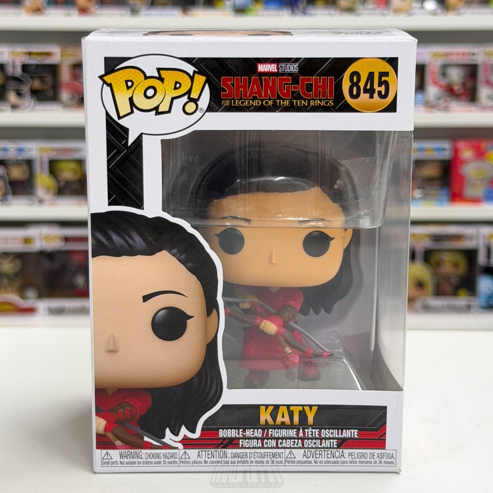 Funko Pop Marvel Shang-Chi Ten Rings Katy Chen Bow & Arrow 845 MCU Vinyl Figure