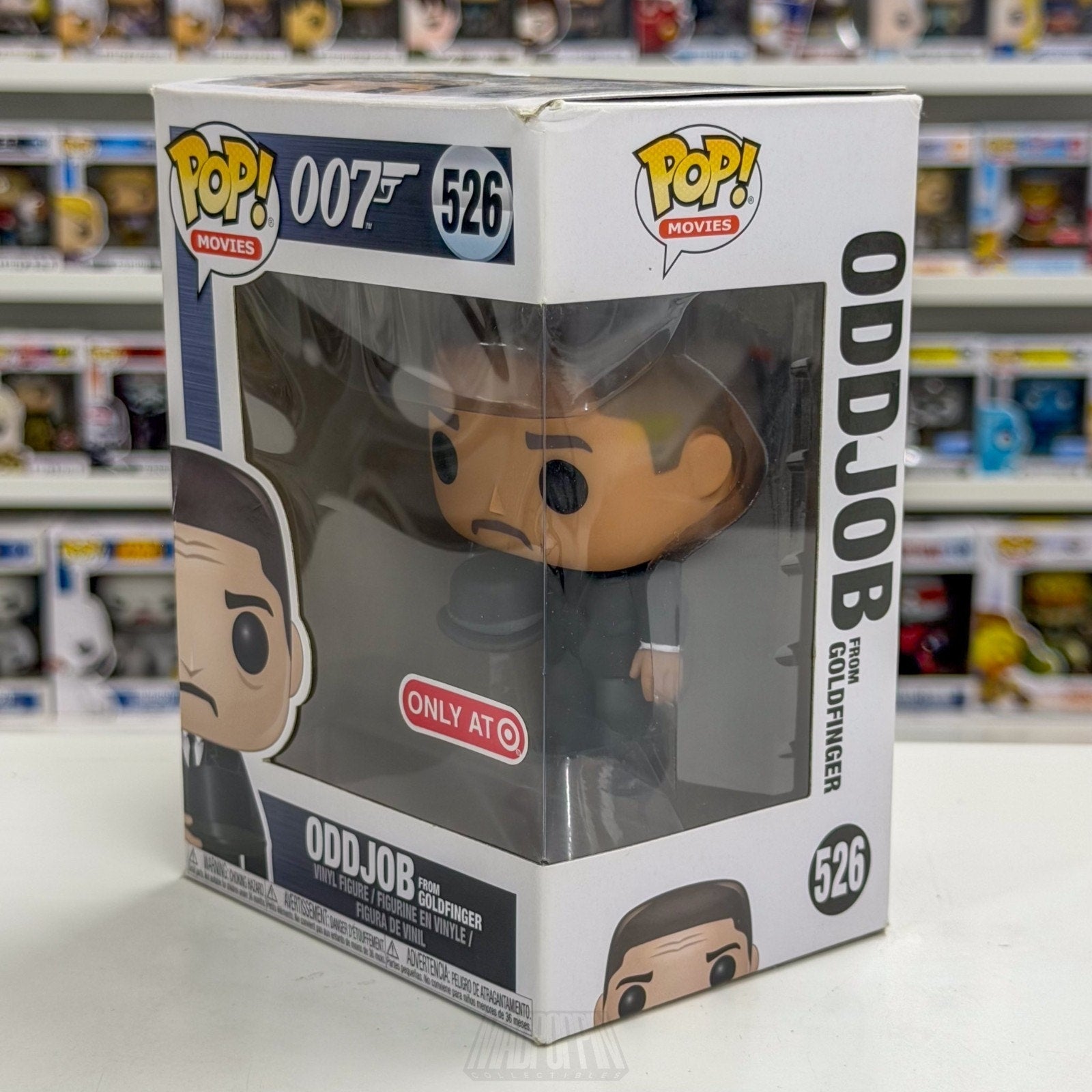 Funko Pop Movies 007 Oddjob Goldfinger Throwing Hat Target 526 Toy Vinyl Figure