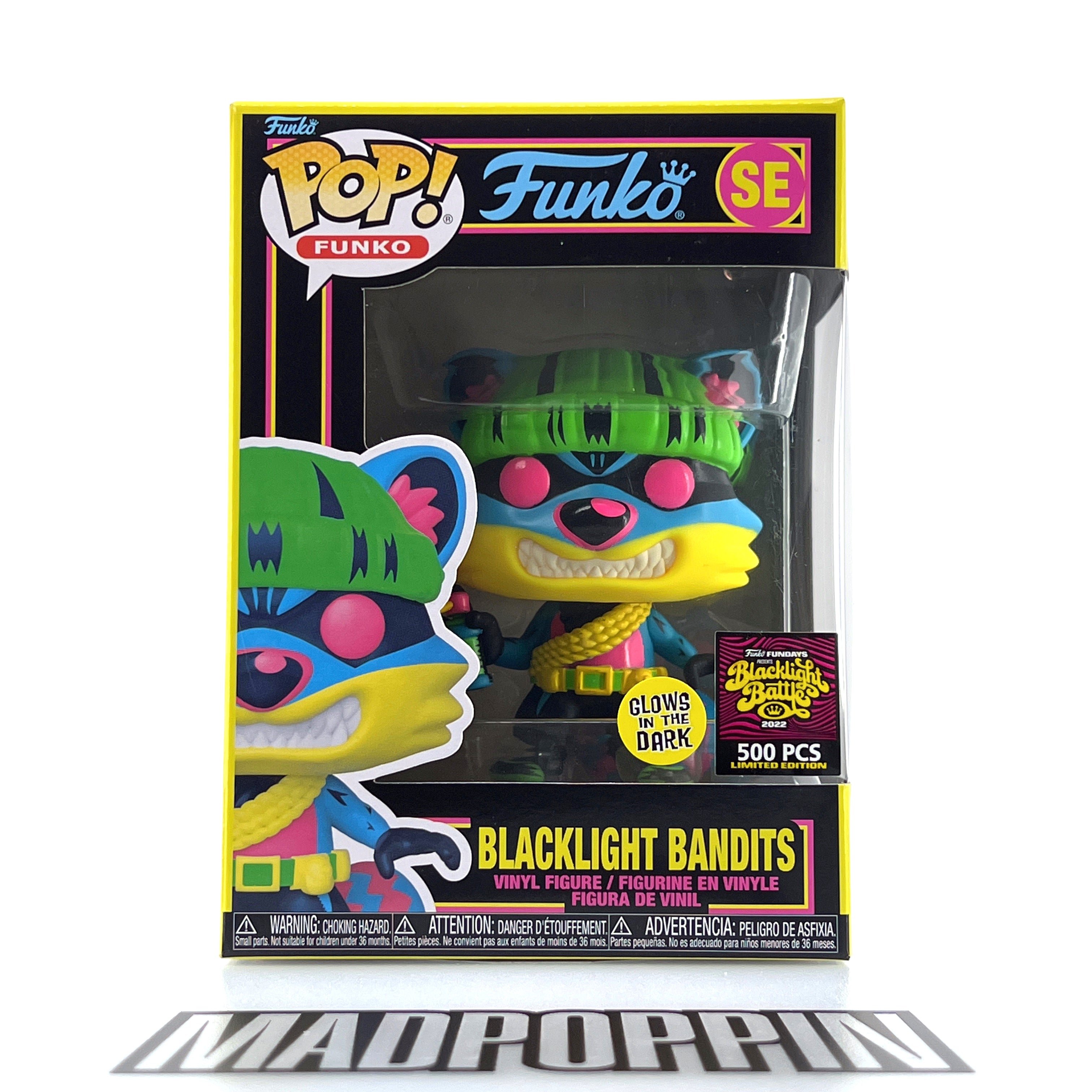 Funko Pop Fundays Blacklight Battle 2022 Blacklight Bandits Glow 500 pcs #SE