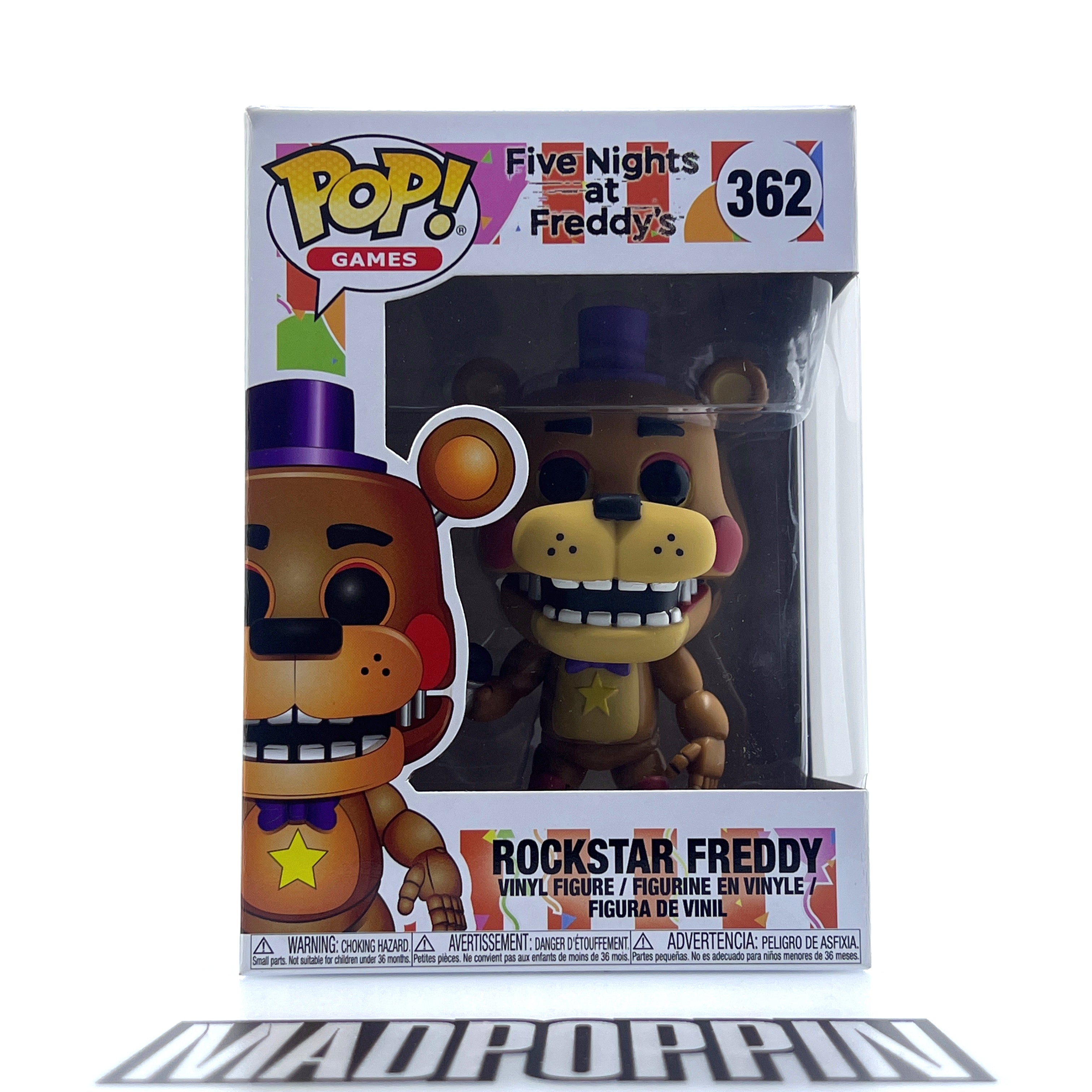 Funko Pop Games Five Nights at Freddy's Rockstar Freddy Vaulted 362