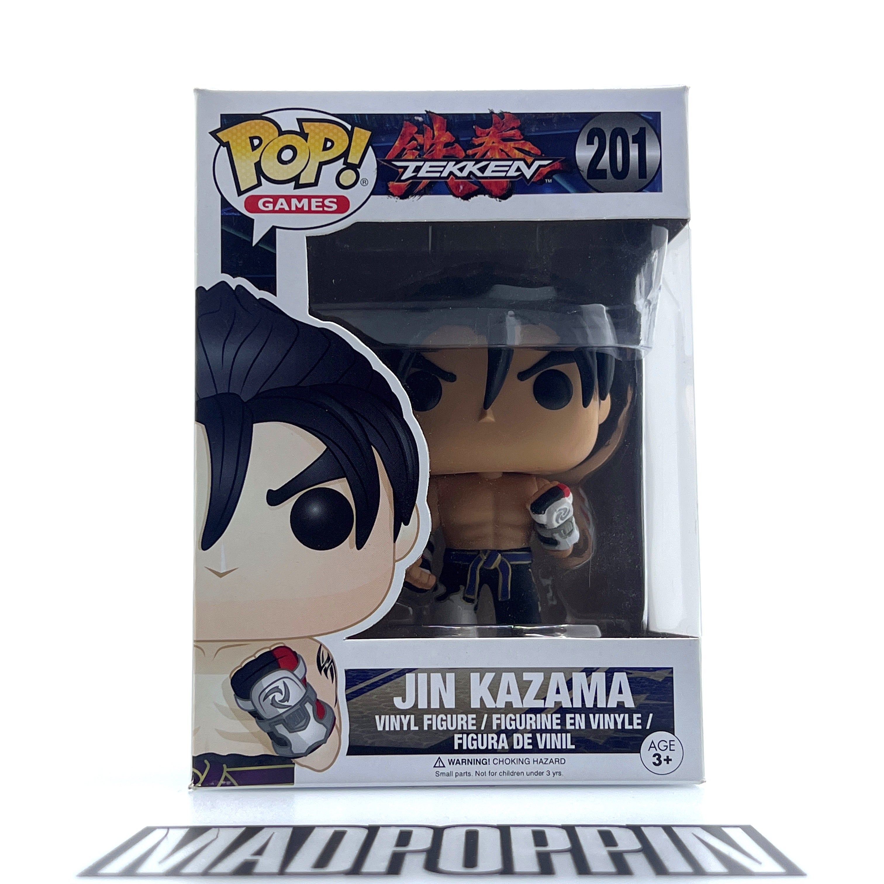 Funko Pop Games Tekken Jin Kazama Vaulted 201