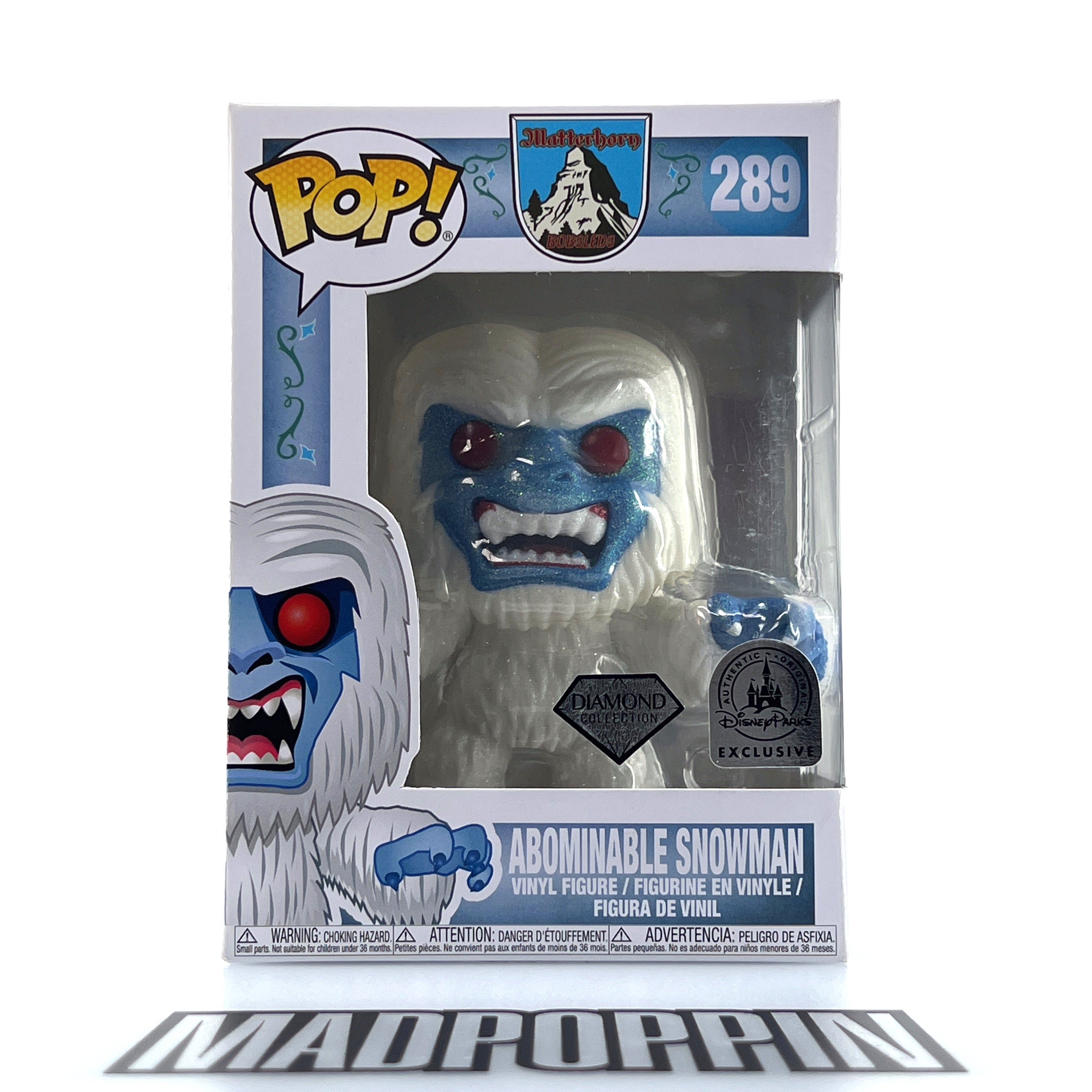 Funko Pop Disney Matterhorn Abominable Snowman Diamond Parks Exclusive #289