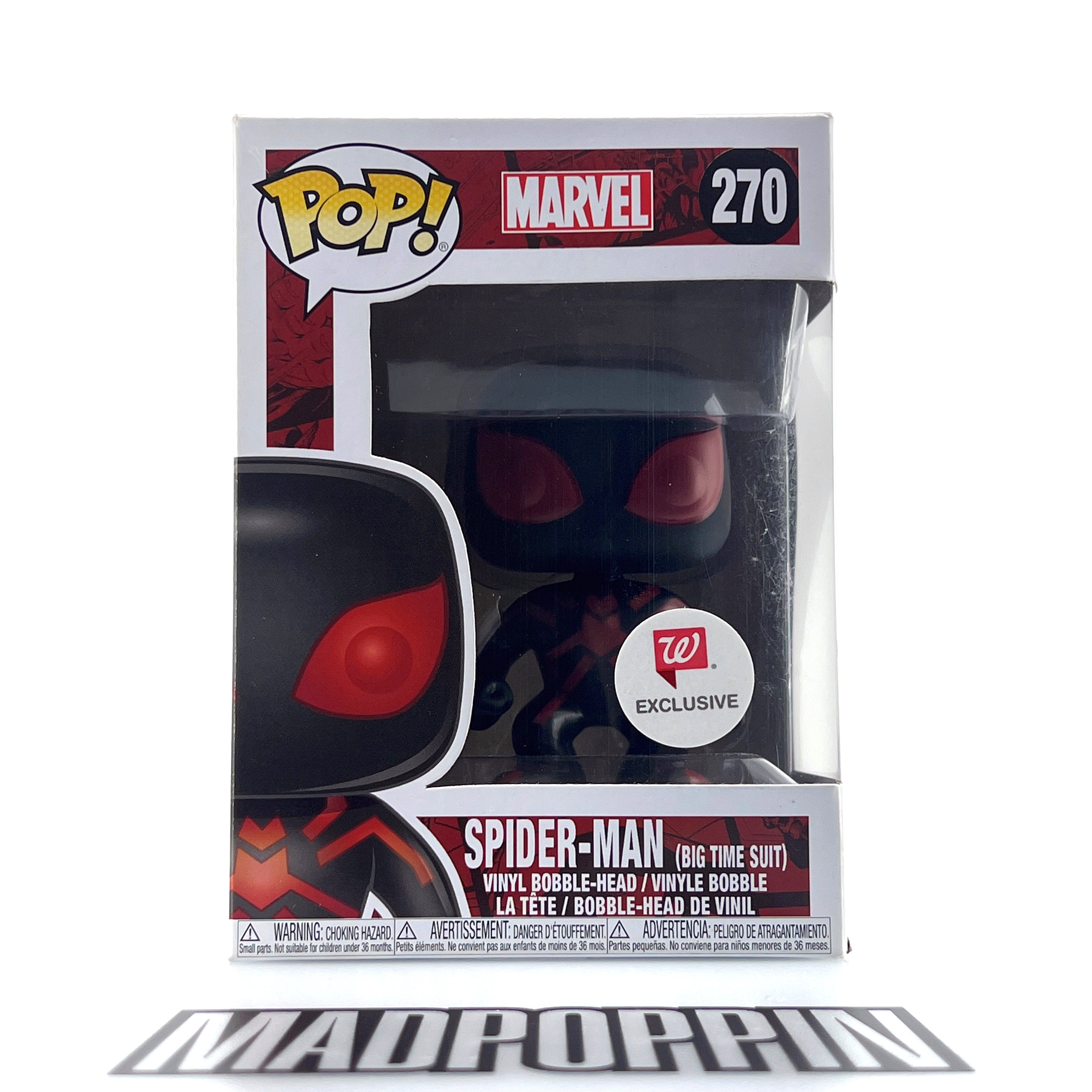 Funko Pop Spider-Man Big Time Suit Walgreens Exclusive #270