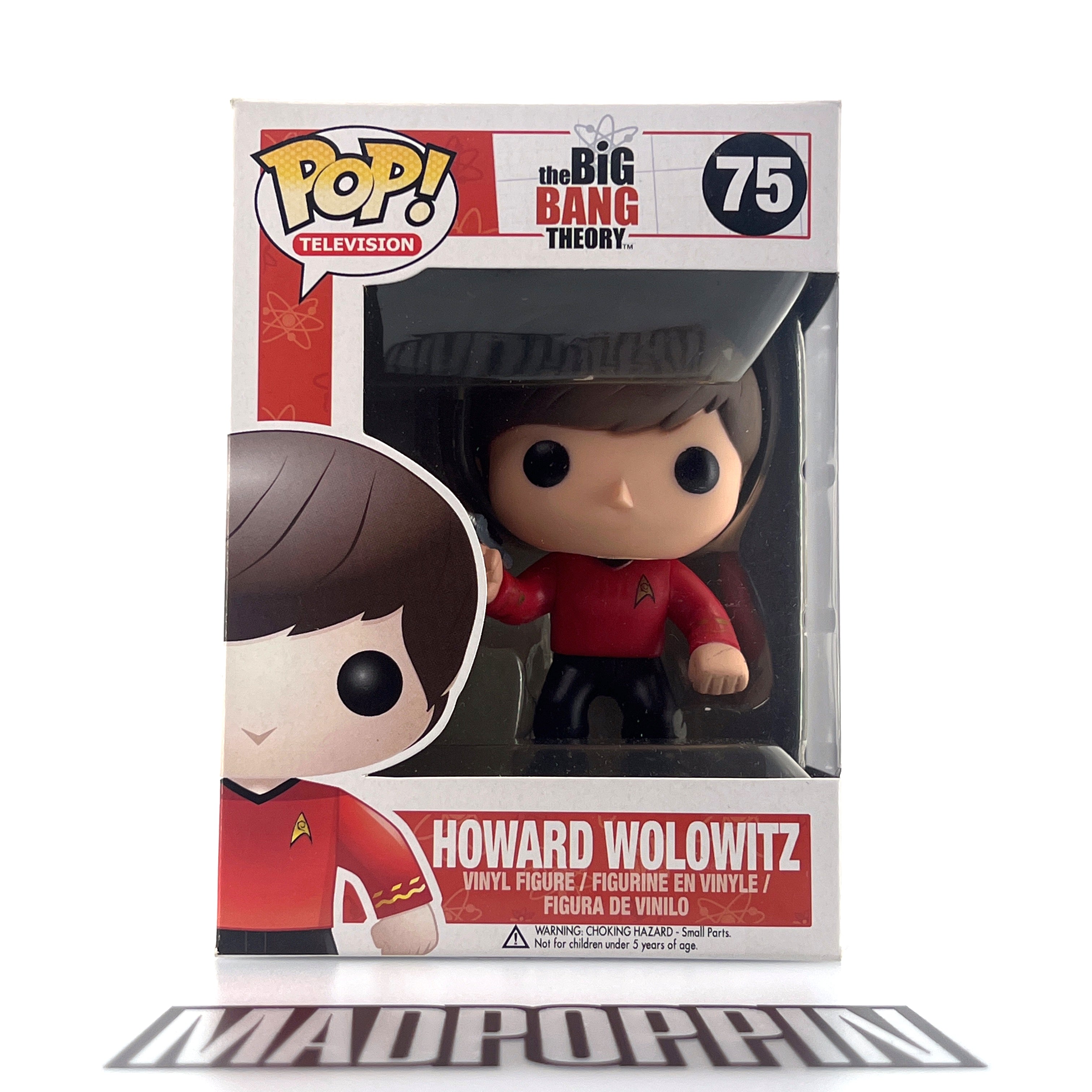 Funko Pop Television The Big Bang Theory Howard Wolowitz Star Trek Vaulted #75