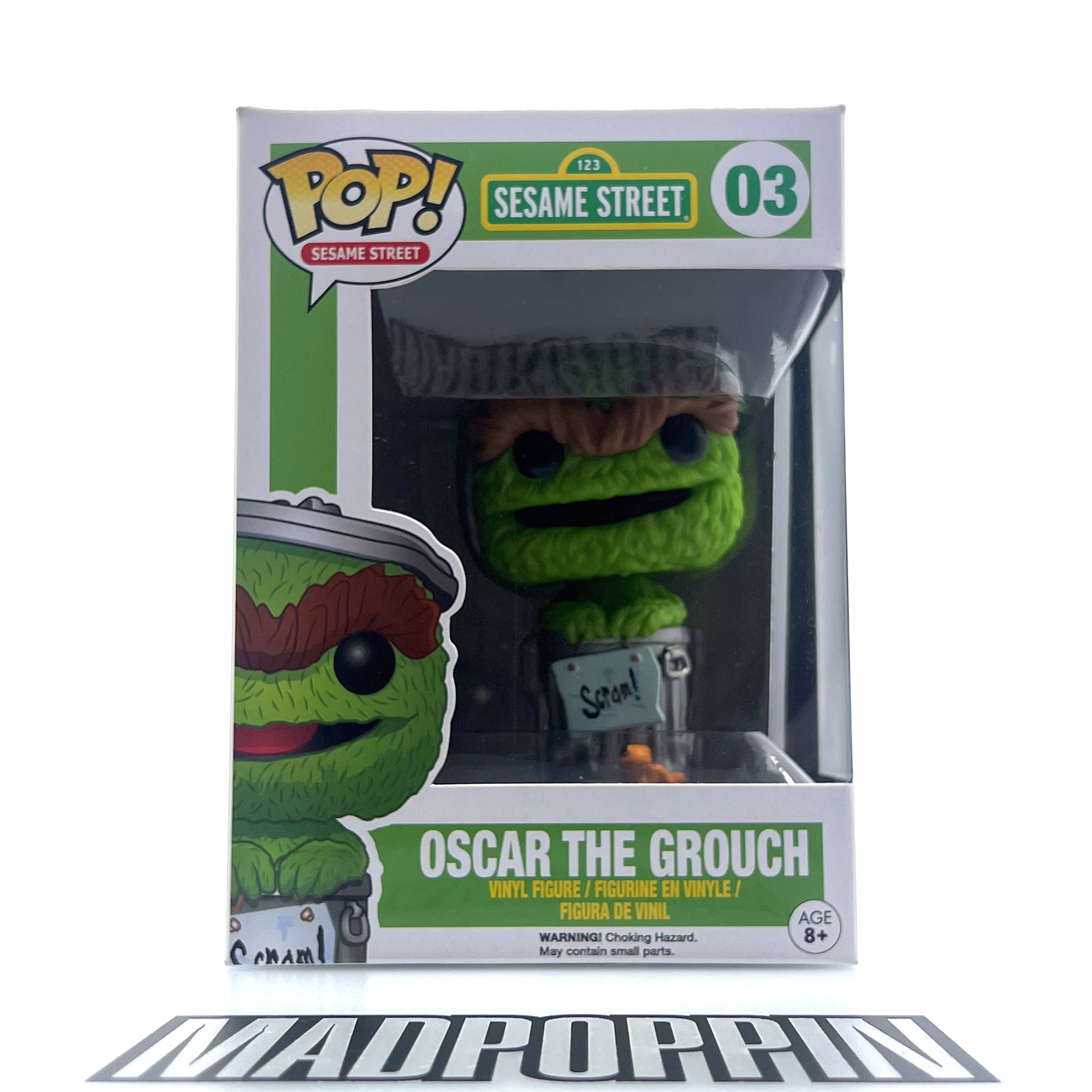 Funko Pop 123 Sesame Street Oscar The Grouch Vaulted 03