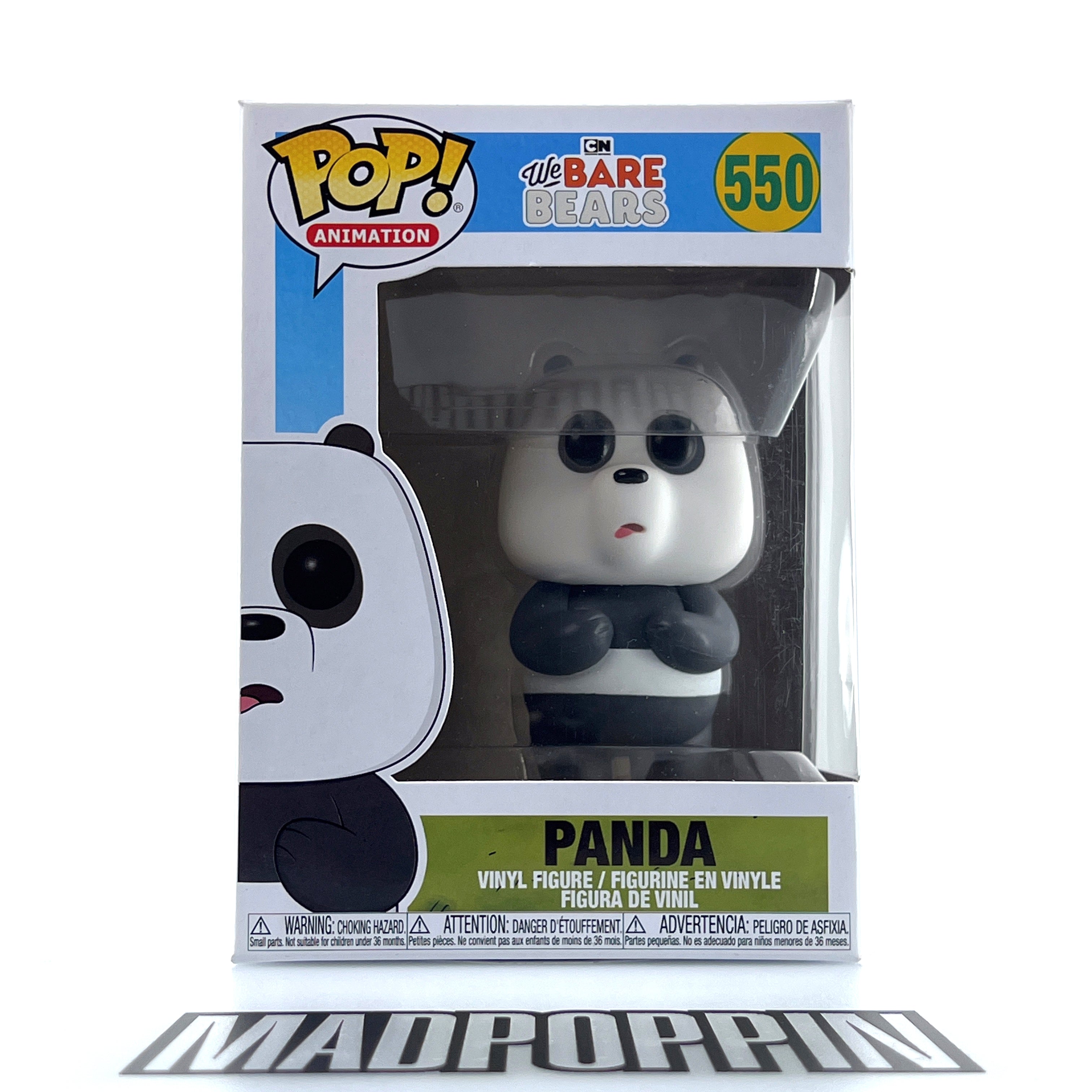 Funko Pop Animation Cartoon Network We Bare Bears Panda Vaulted #550