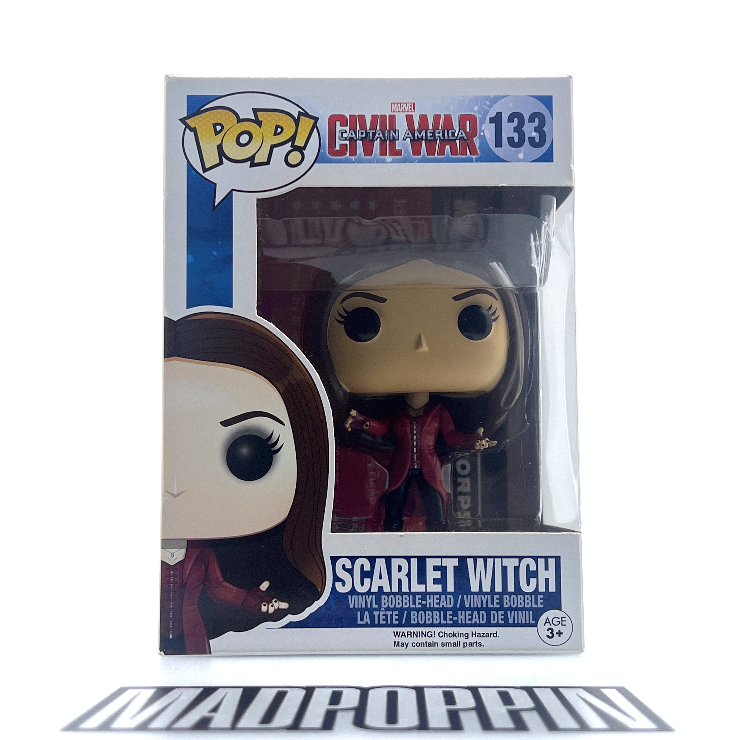 Funko Pop Marvel Captain America Civil War Scarlet Witch Vaulted 133