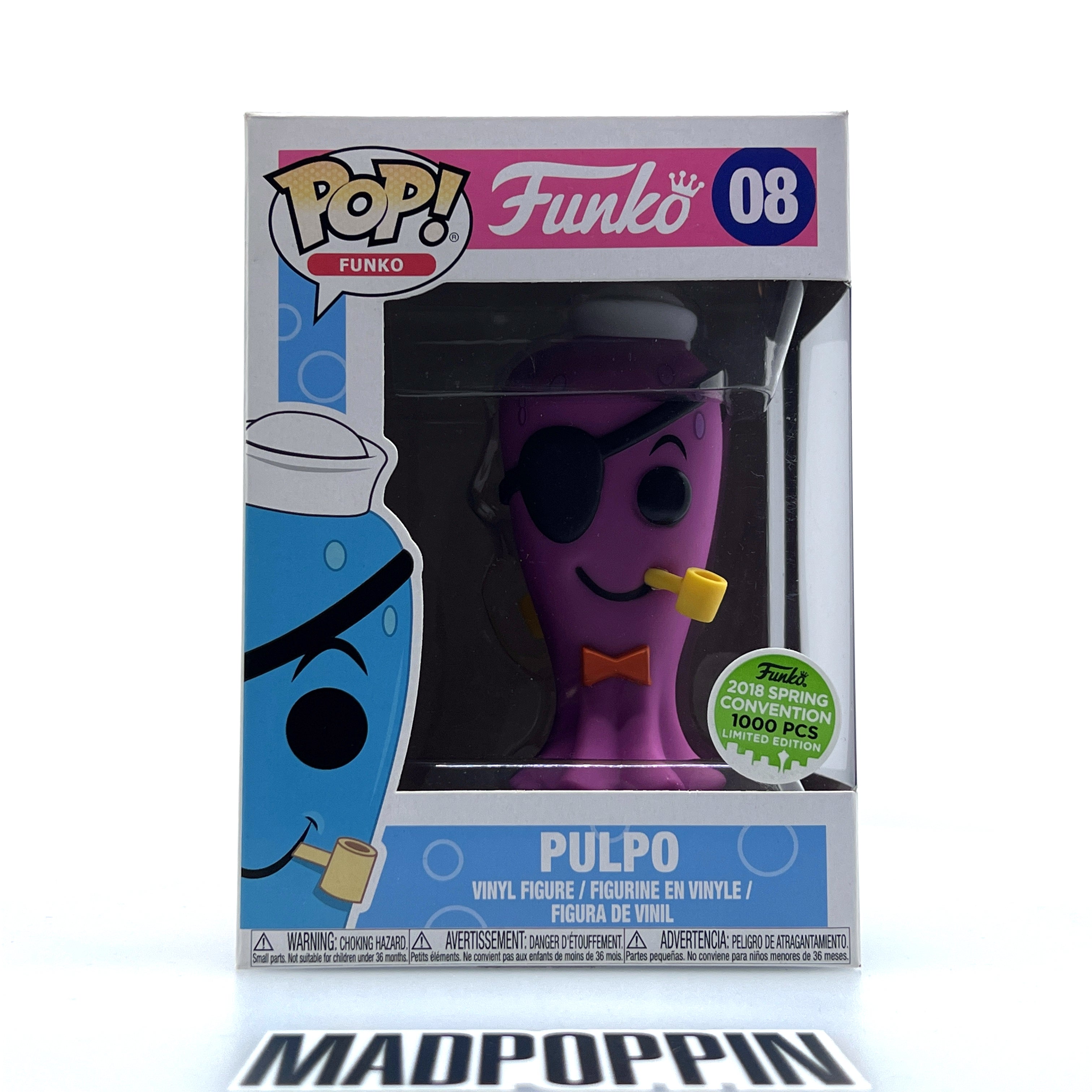 Funko Pop Pulpo Purple ECCC LE 1000 Pcs ECCC 08