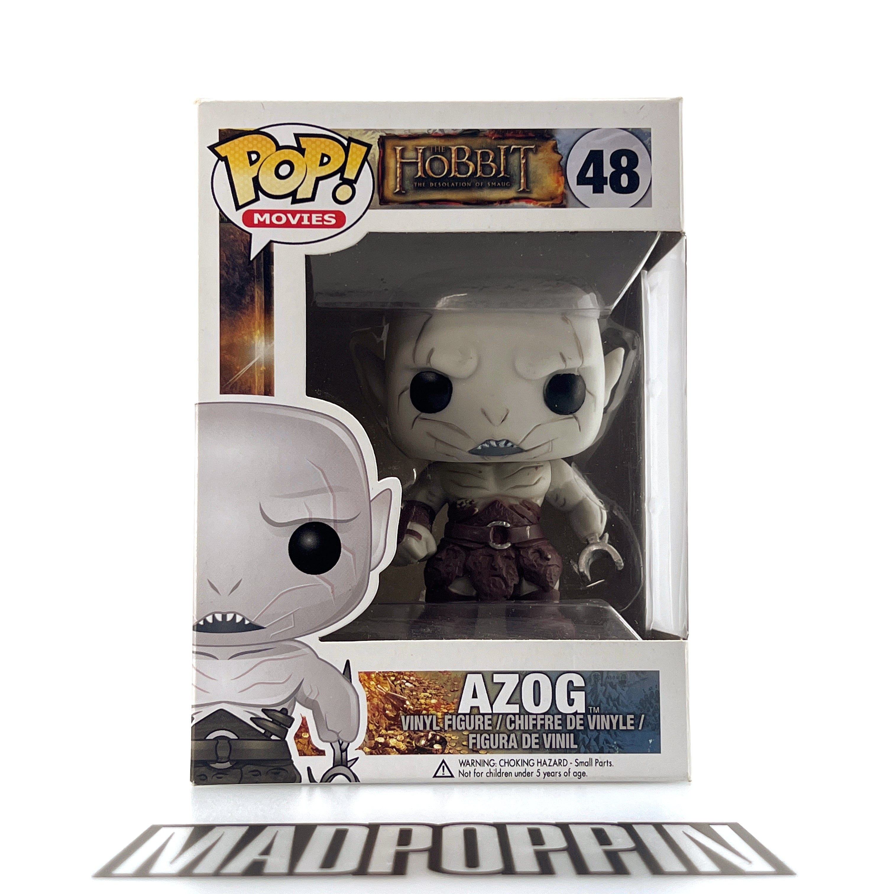 Funko Pop Movies The Hobbit The Desolation of Smaug Azog Vaulted #48