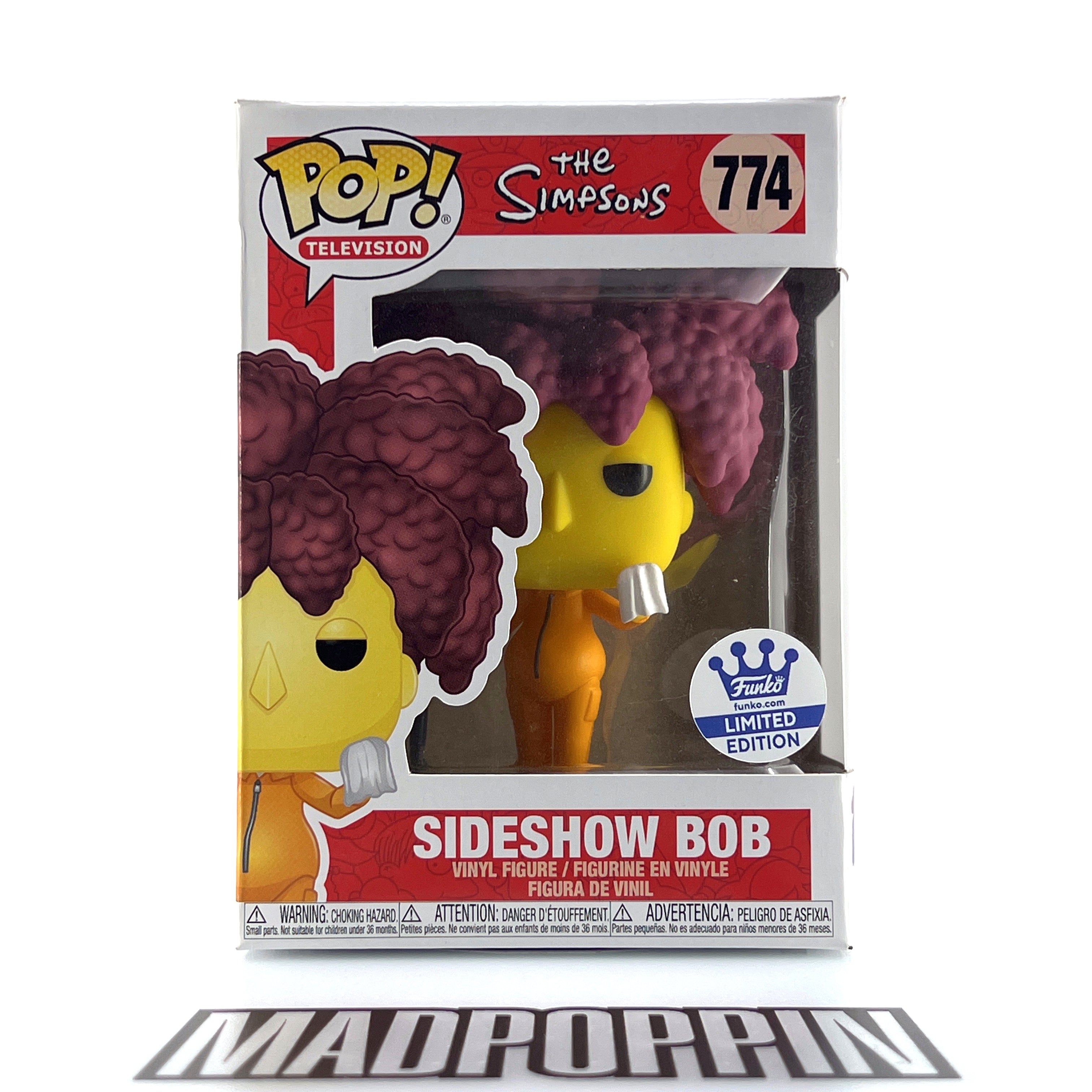 Funko Pop TV The Simpsons Sideshow Bob Funko.com Exclusive #774