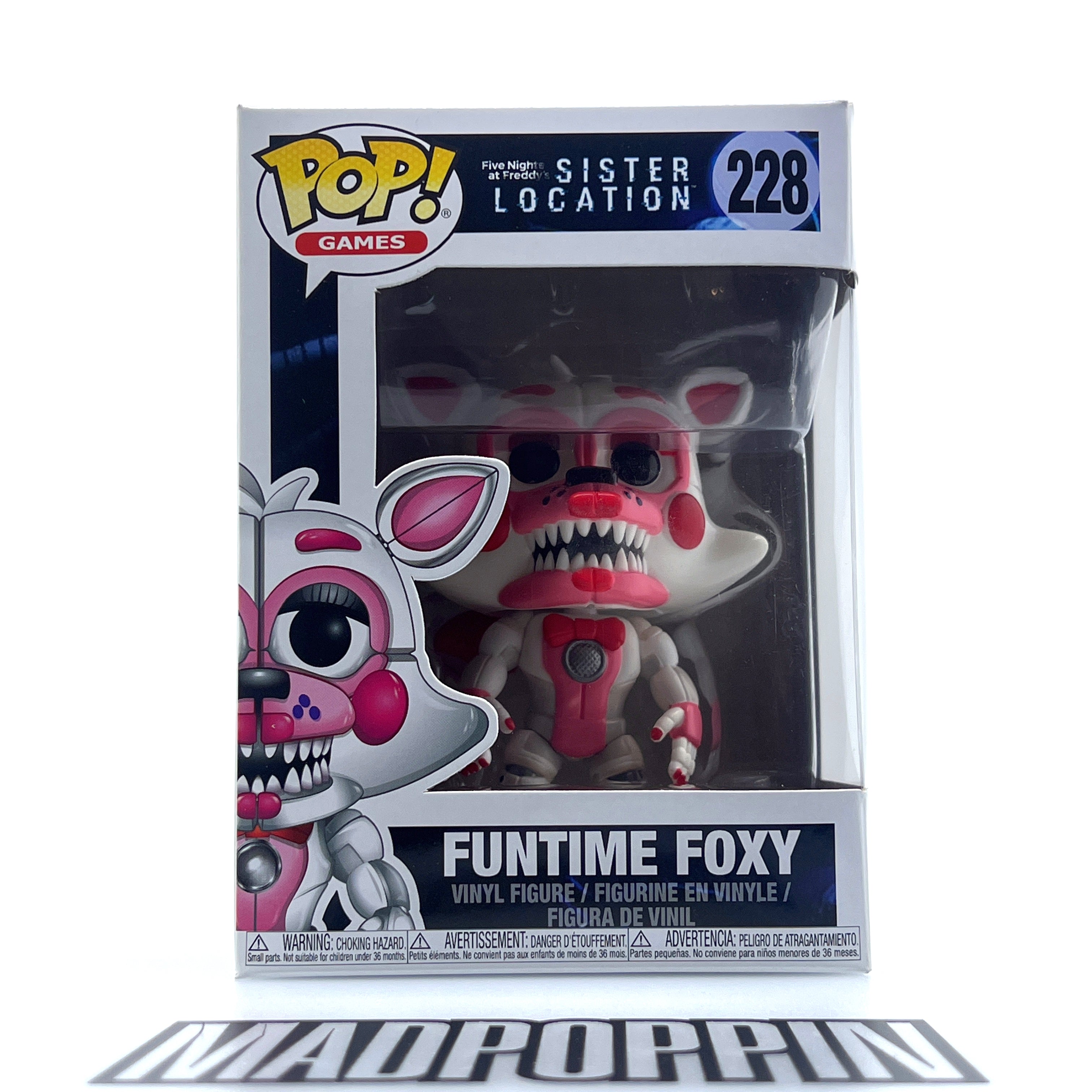 Funko Pop Games Five Nights at Freddy's Sister Location Funtime Foxy Vaulted 228