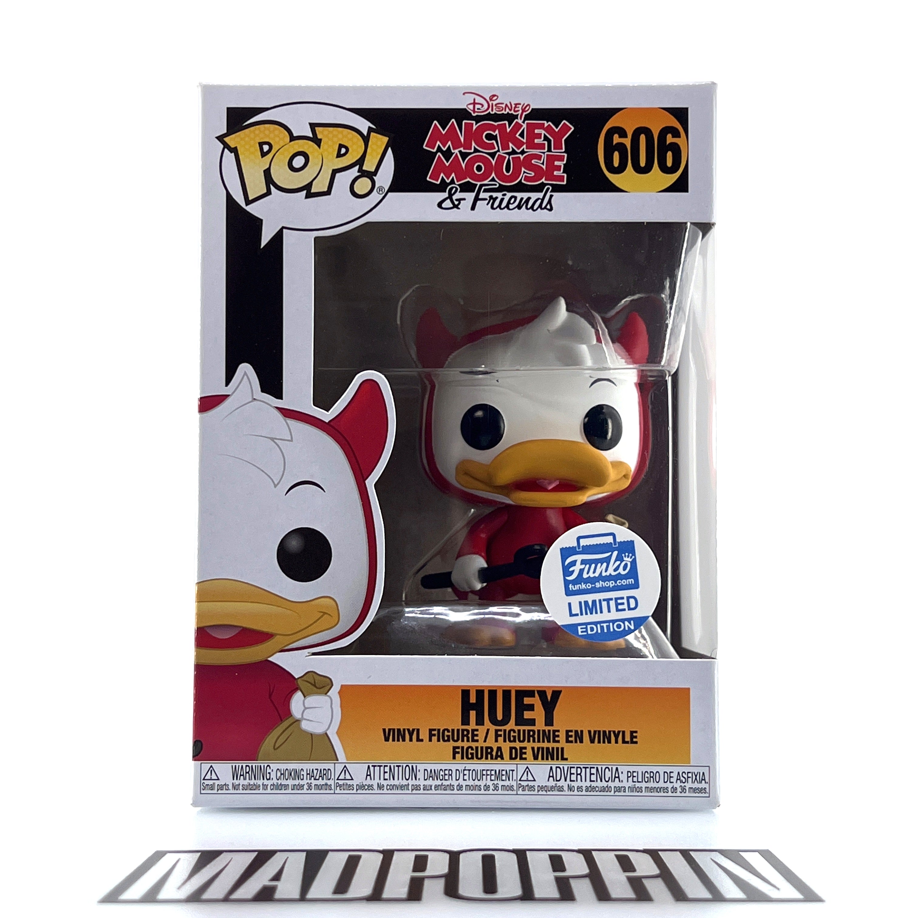 Funko Pop Disney Mickey Mouse & Friends Huey Trick-or-Treat Funko-Shop.com #606