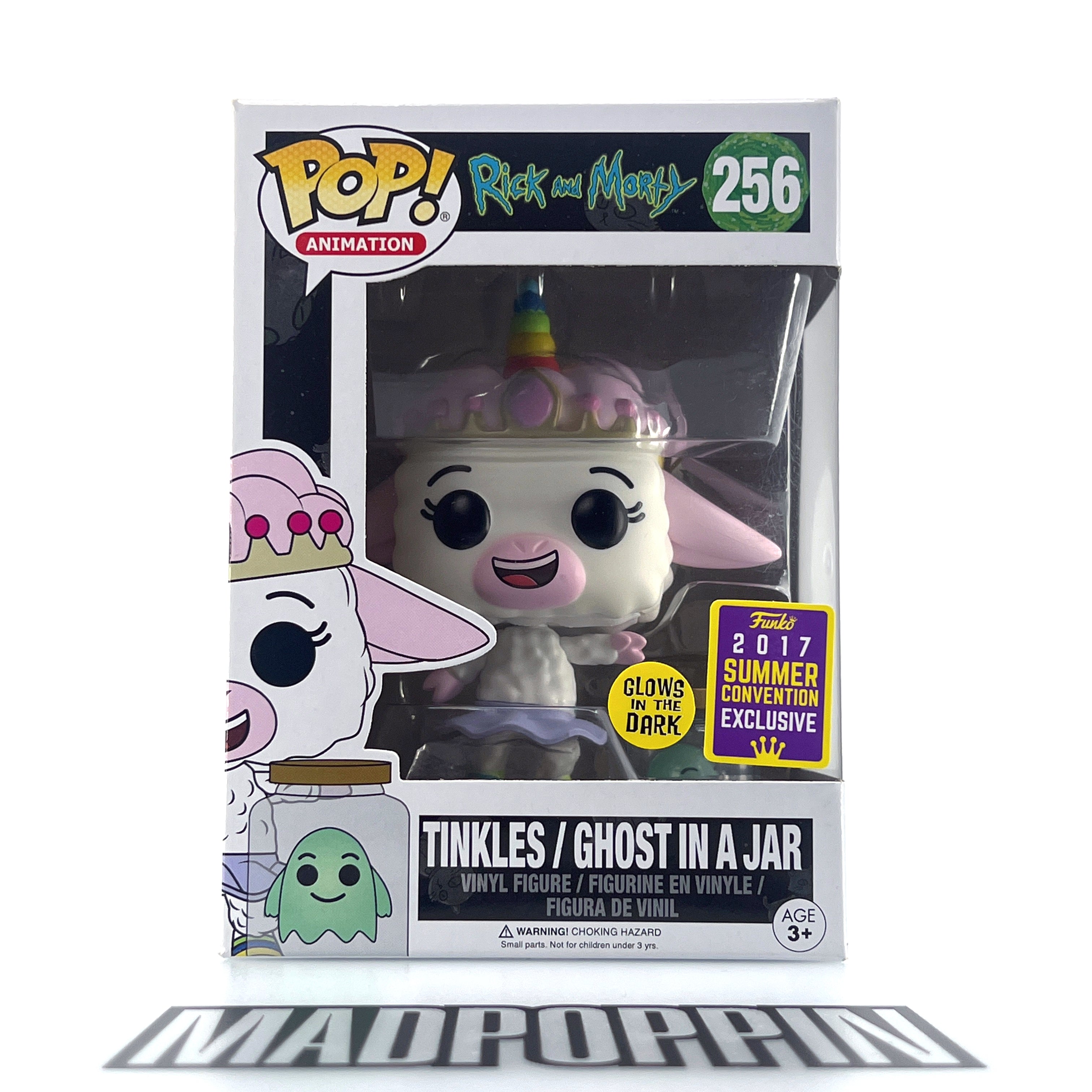 Funko Pop Animation Rick and Morty Tinkles Ghost In A Jar Summer Con SDCC #256