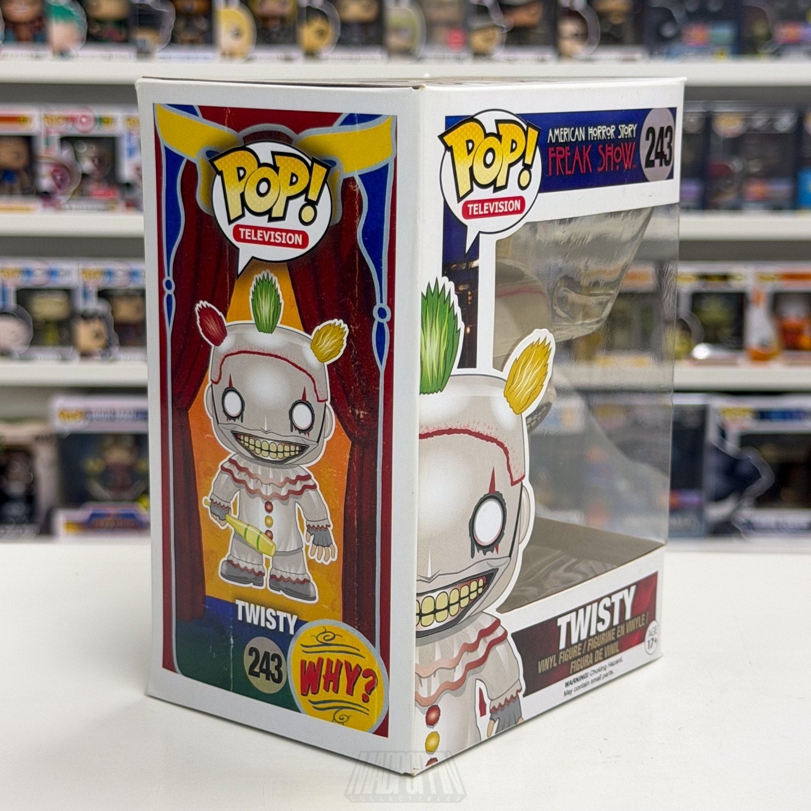 Funko Pop TV American Horror Story Freak Show Twisty 243 AHS Clown Vinyl Figure
