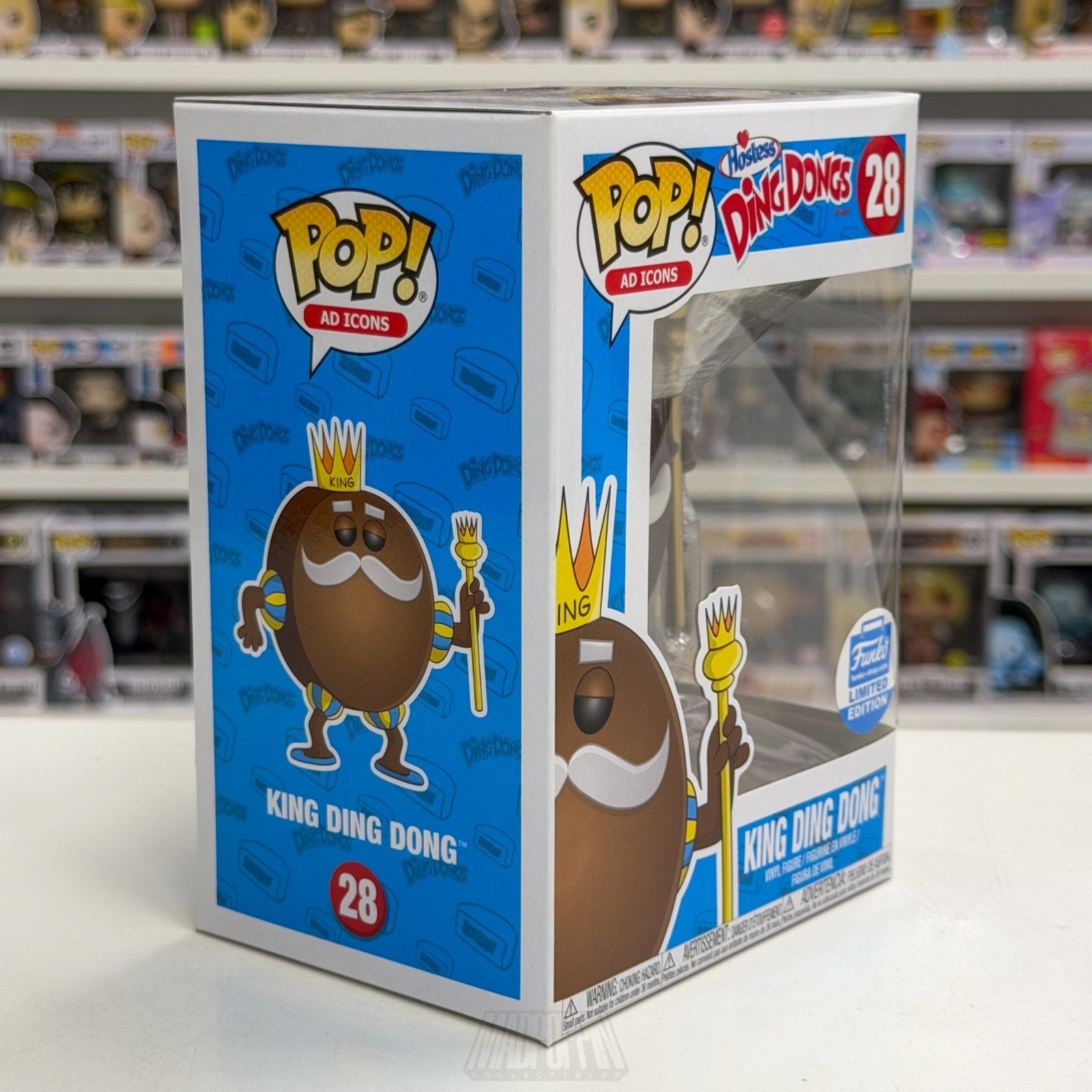 Funko Pop Ad Icons Hostess King Ding Dong Excl 28 Mascot Chocolate Vinyl Figure