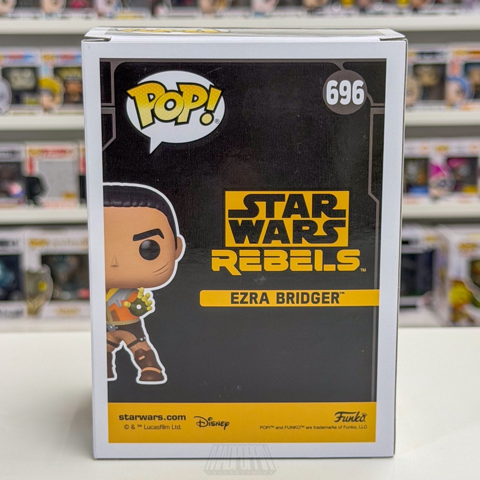 Funko Pop Star Wars Rebels Ezra Bridger Signed Taylor Gray Toy Temple 696 Figure