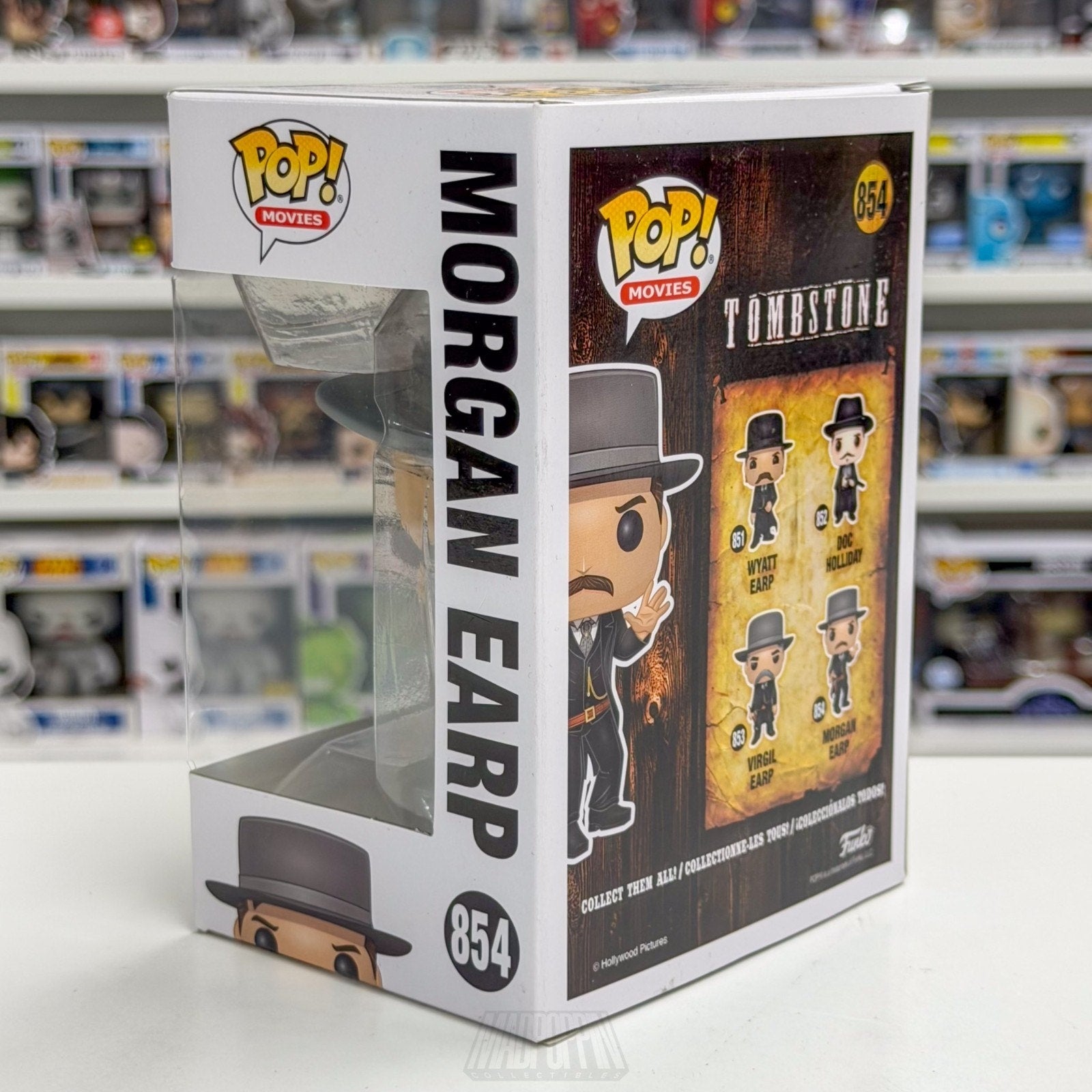 Funko Pop Movies Tombstone Morgan Earp 854 Western Cowboy Outlaws Vinyl Figure