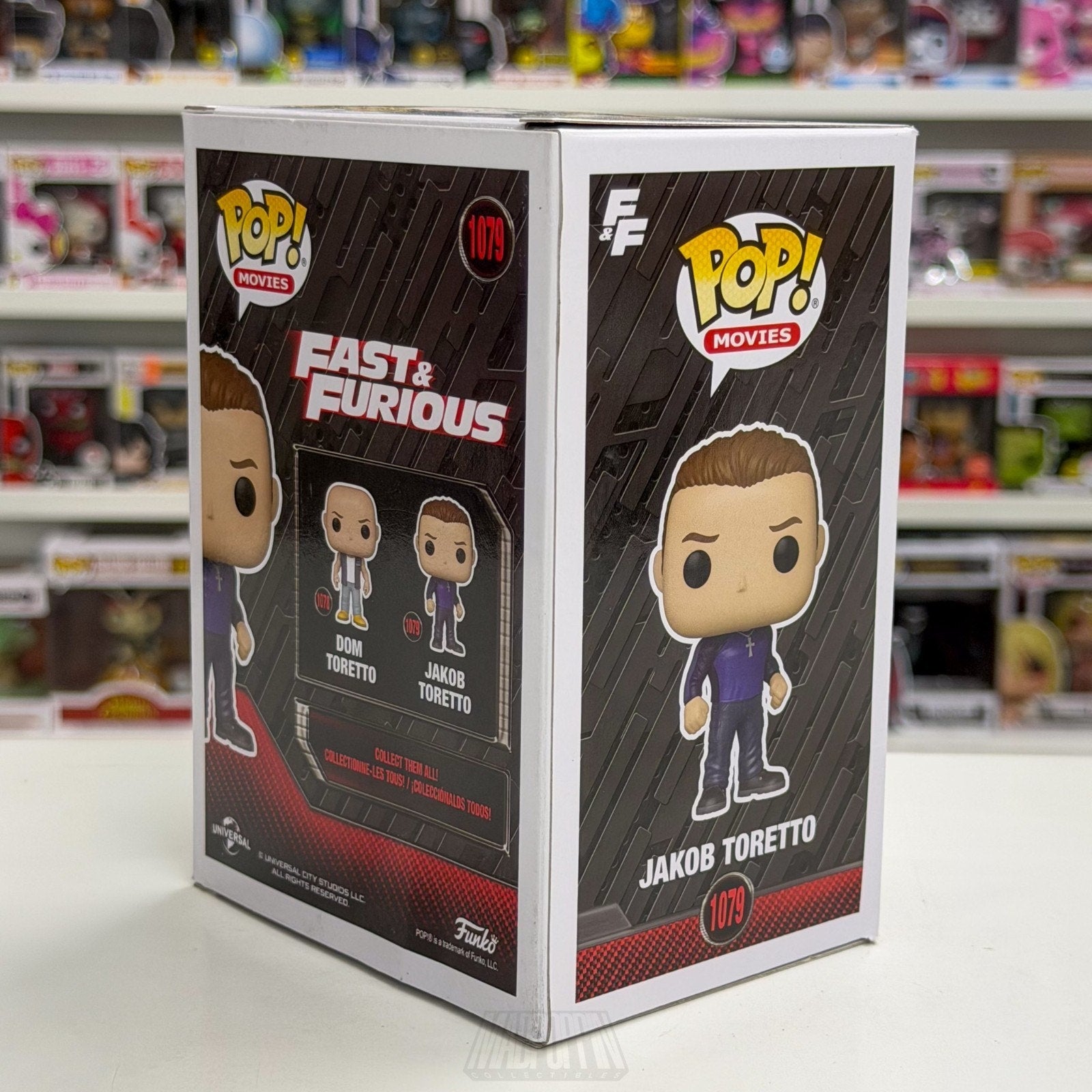 Funko Pop Movies Fast & Furious Jakob Toretto 1079 Toy Drag Racing Vinyl Figure