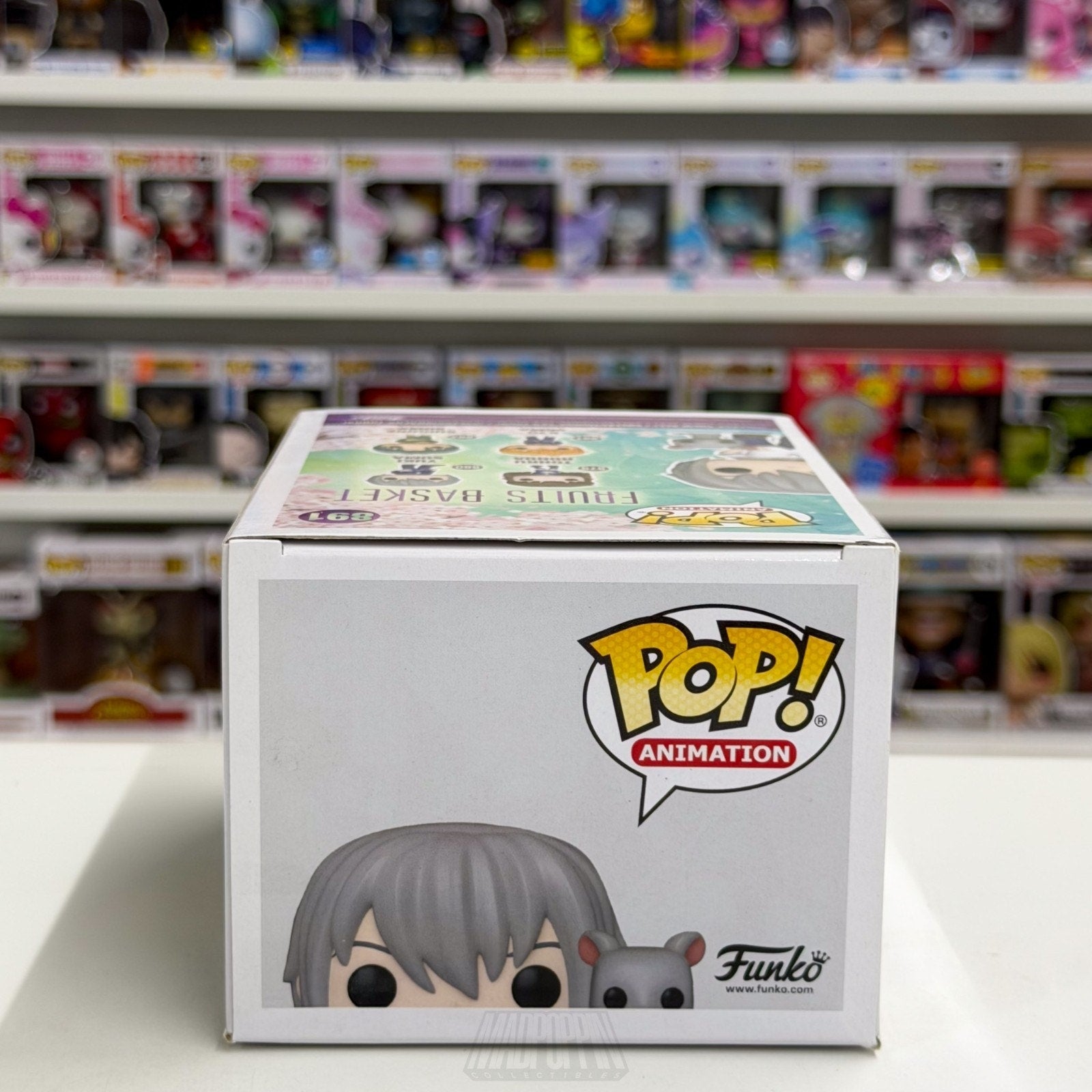 Funko Pop Anime Fruits Basket Yuki Sohma w/Rat Specialty Series 891 Vinyl Figure