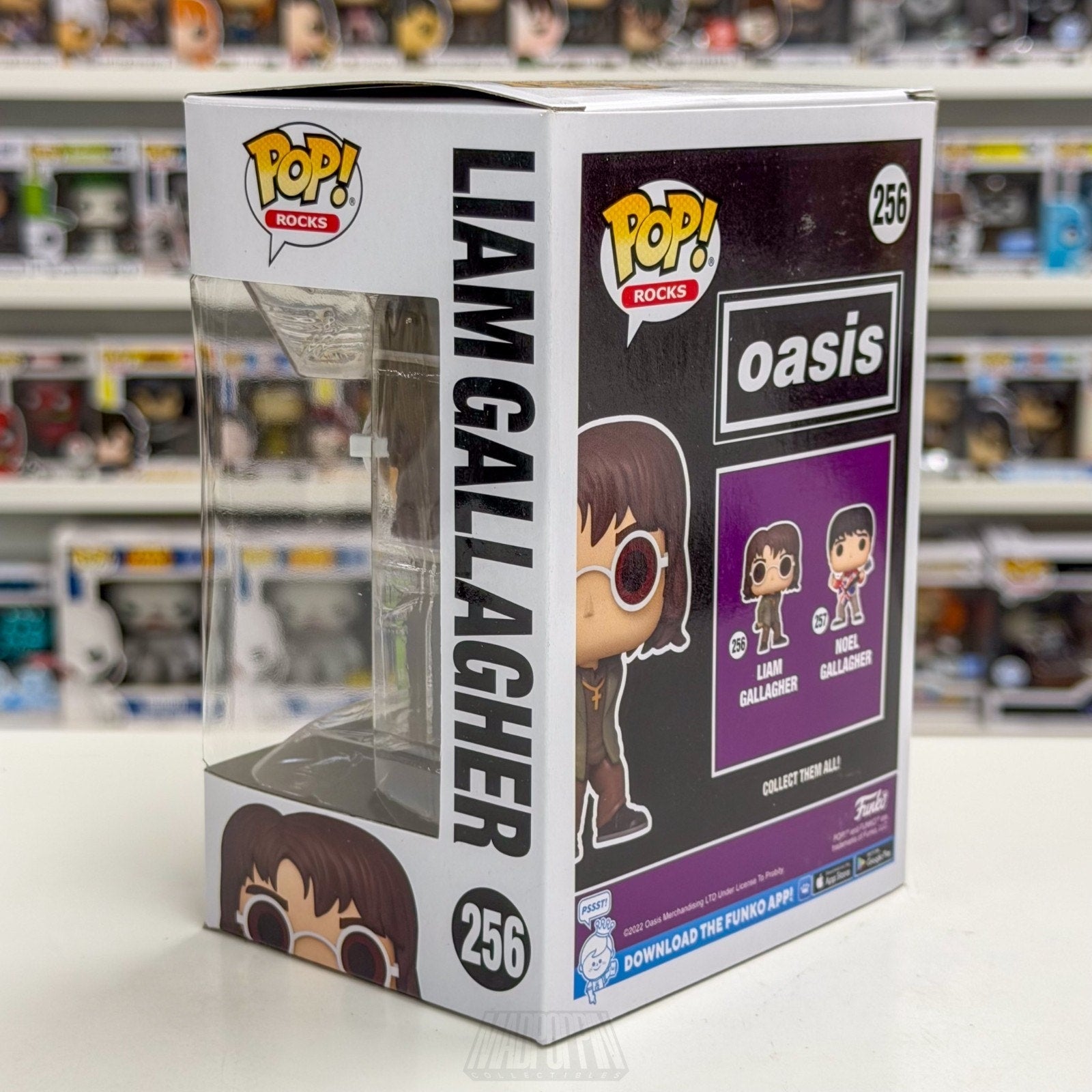 Funko Pop Rocks Oasis Liam Gallagher 256 British English Band Toy Vinyl Figure