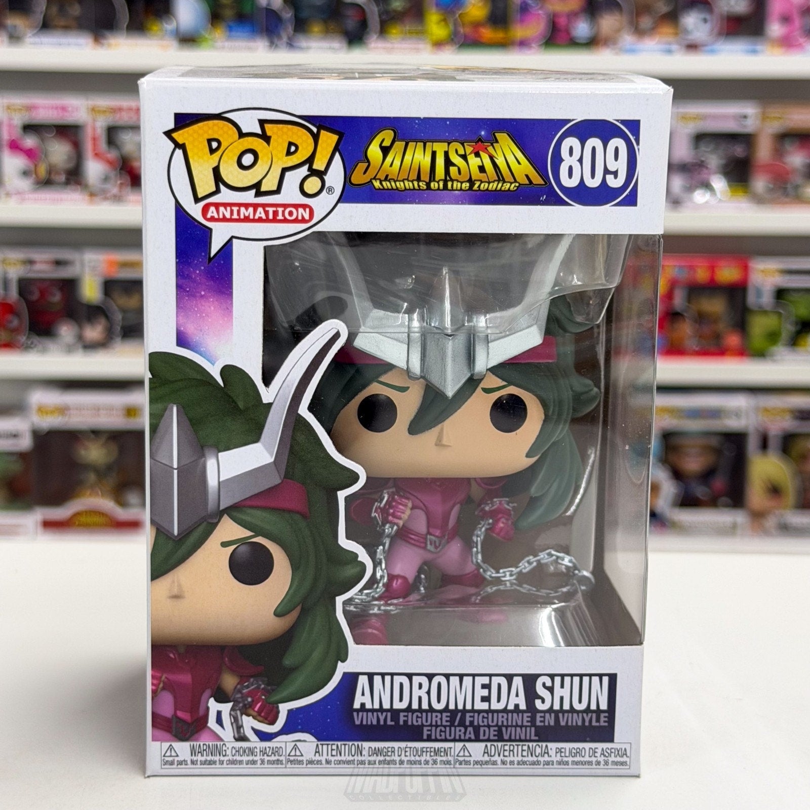Funko Pop Anime Saint Seiya Andromeda Shun 809 Japanese Manga Toy Vinyl Figure