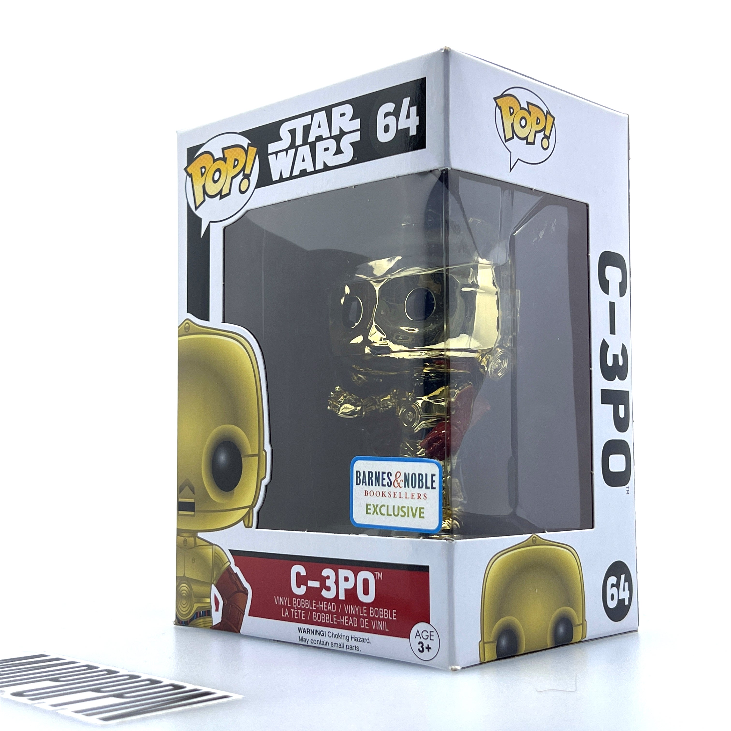 Funko Pop Star Wars The Force Awakens C-3PO Chrome Metallic Barnes & Noble 64