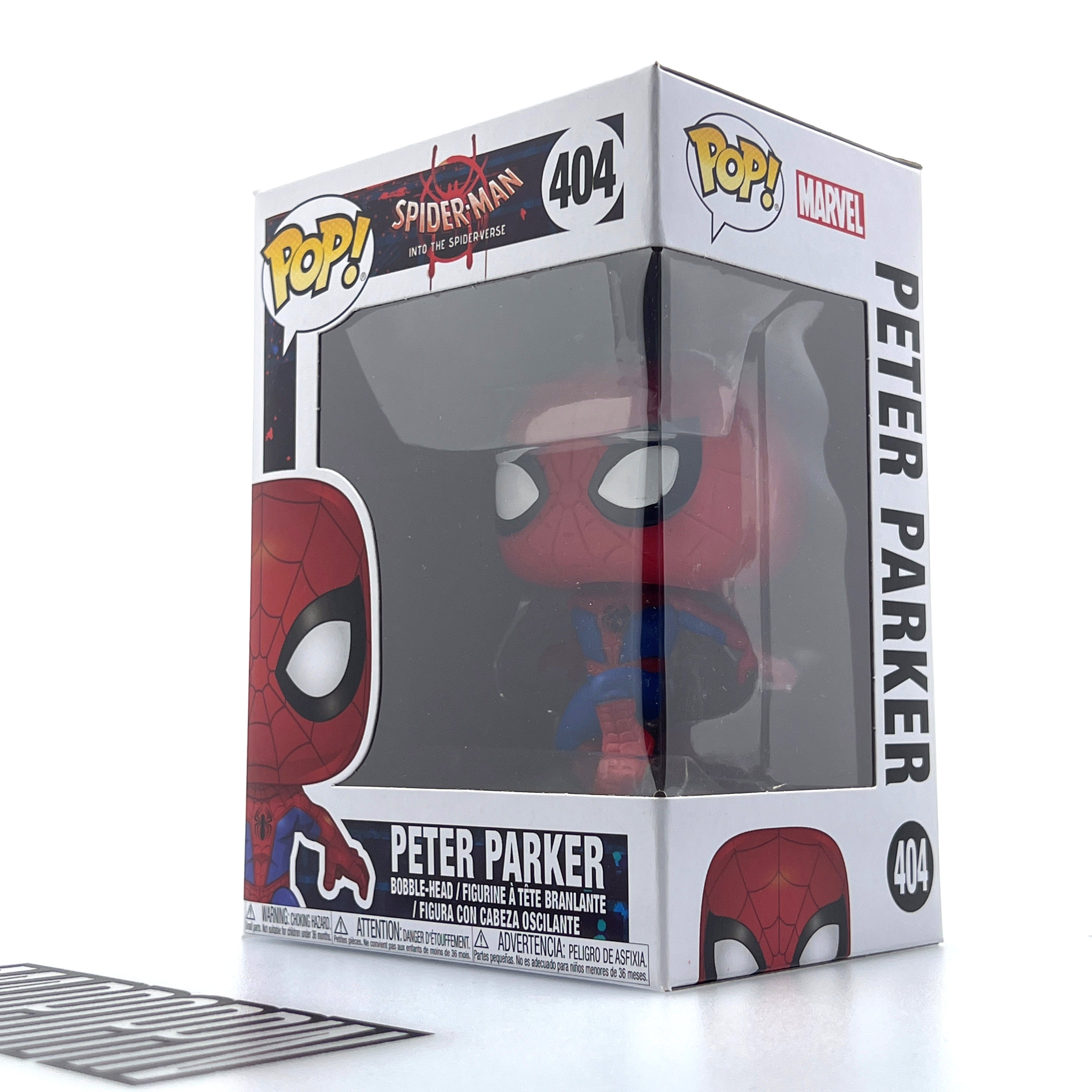 Funko Pop Marvel Spider-Man Into the Spider-Verse Peter Parker Vaulted 404