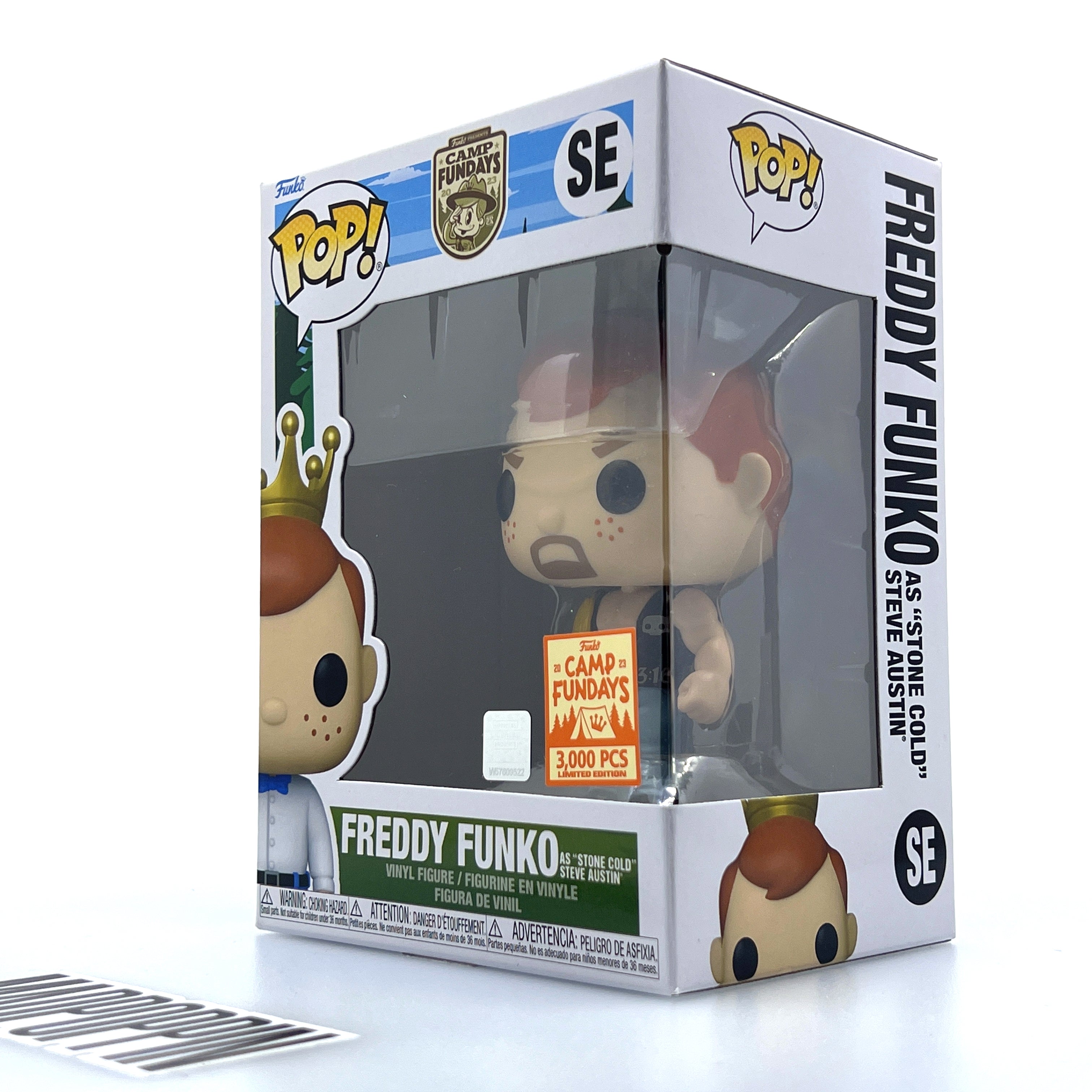 Funko Pop Camp Fundays Freddy Funko as Stone Cold Steve Austin LE 3000 Pcs SE
