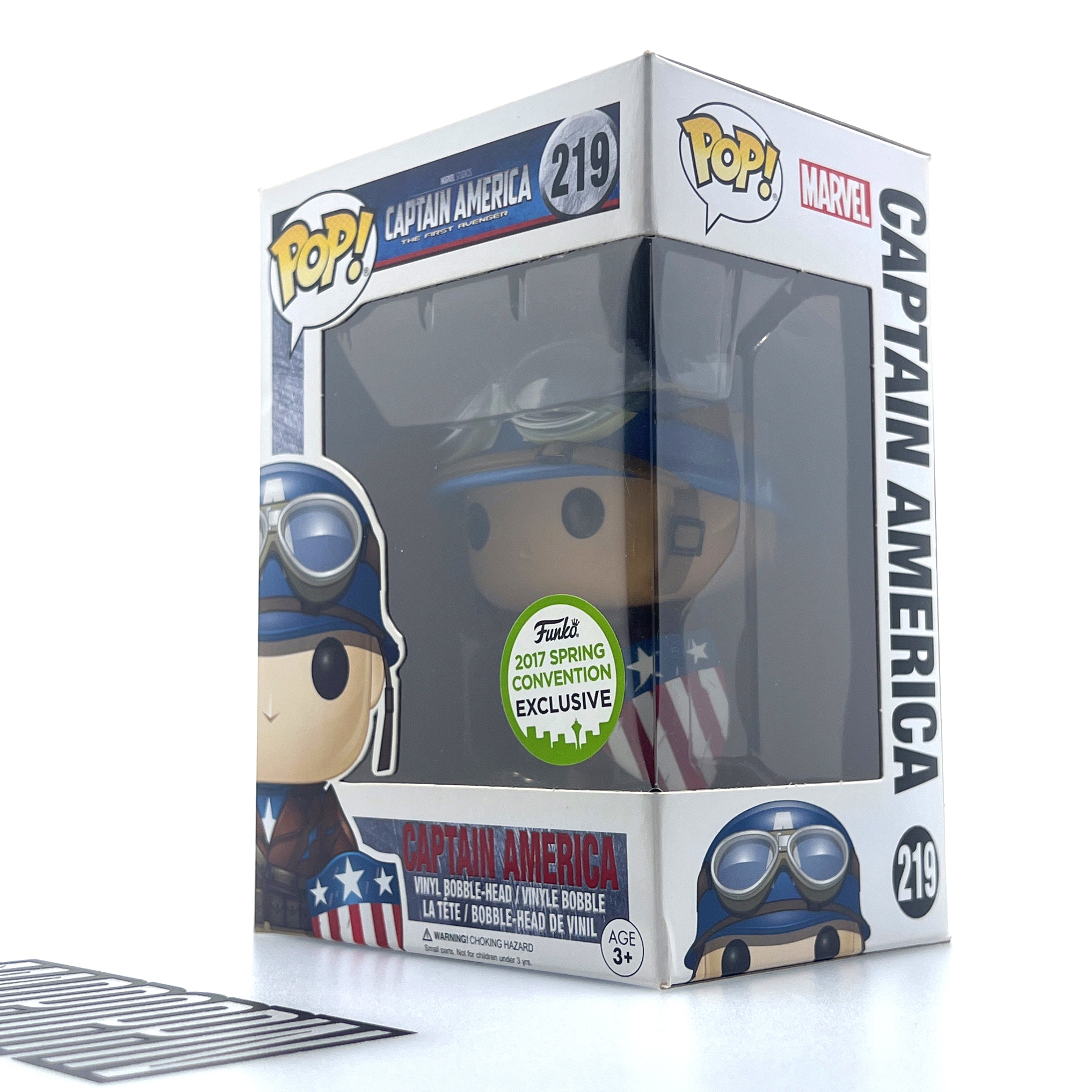 Funko Pop Marvel Captain America The First Avenger WWII Spring Con ECCC 219