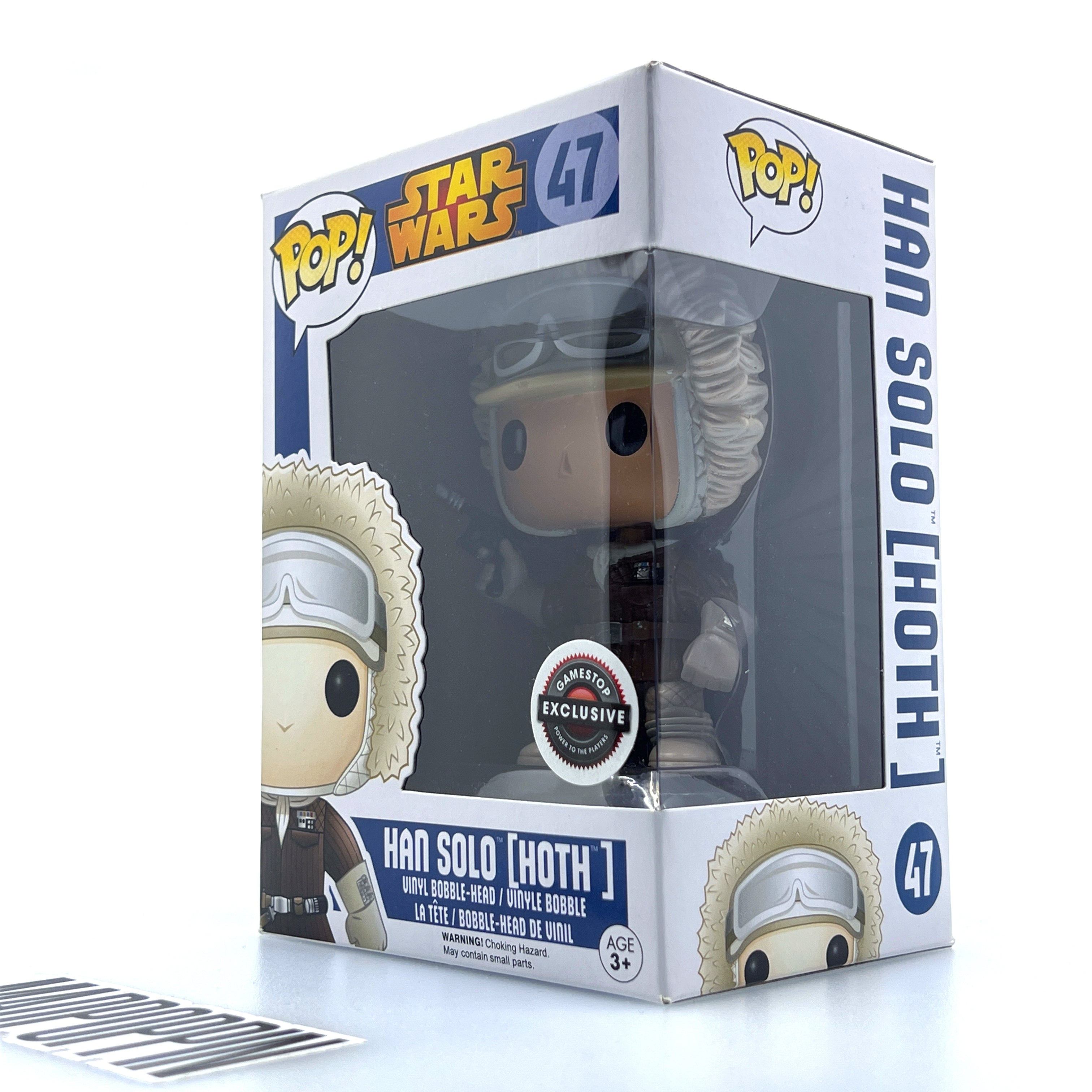 Funko Pop Star Wars Han Solo Hoth Blue Box GameStop 47