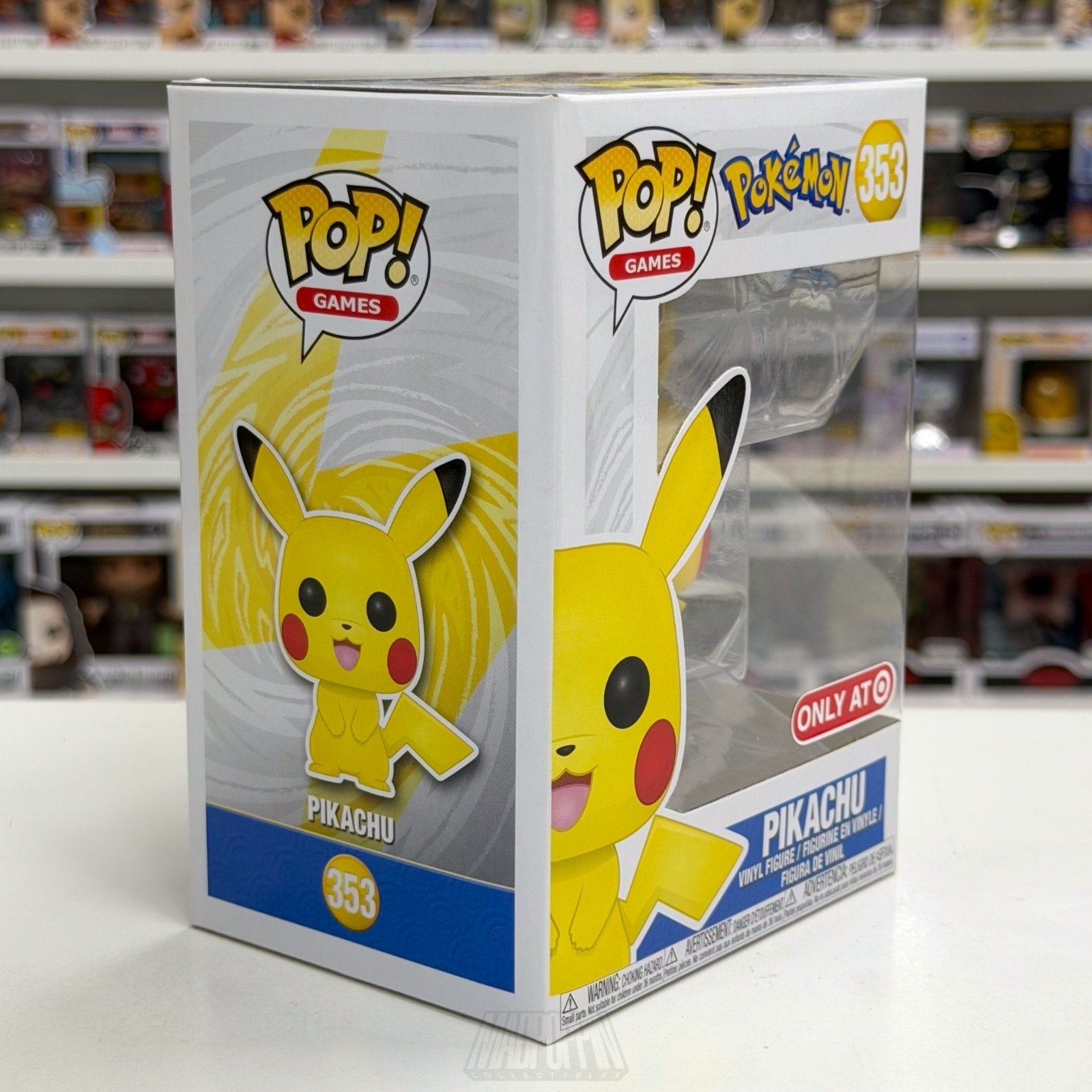 Funko Pop Games Pokemon Pikachu Target Exclusive 353 TCG Japan Toy Vinyl Figure